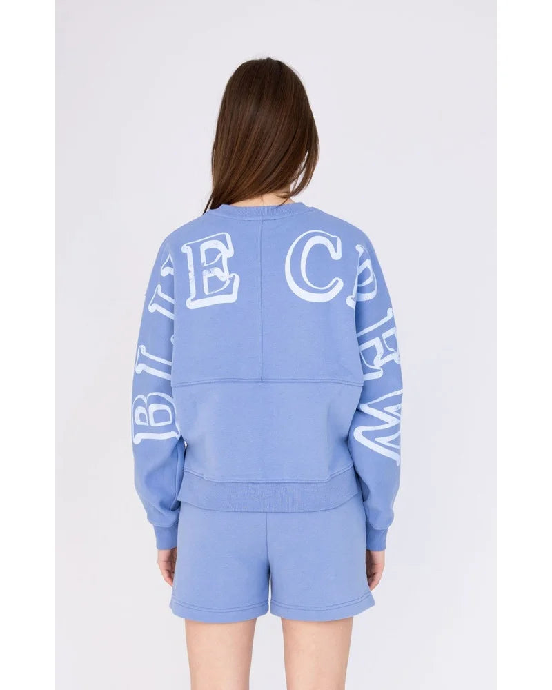 Anna Blue Sweater Crewbiglogo
