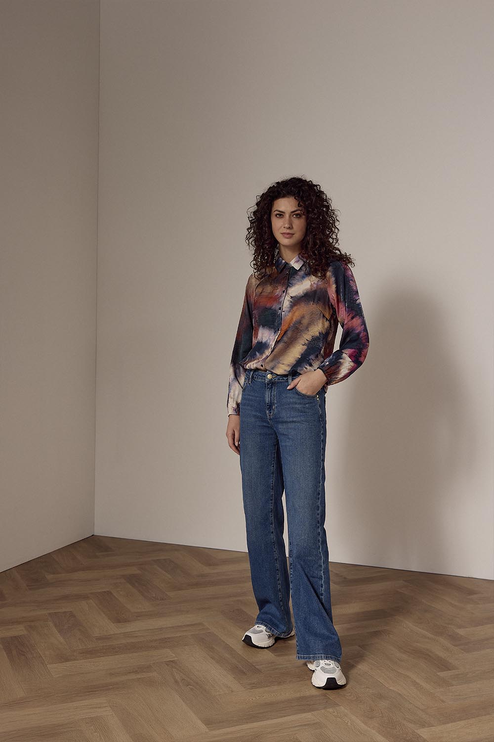 Tramontana Blouse Tie Dye Frost