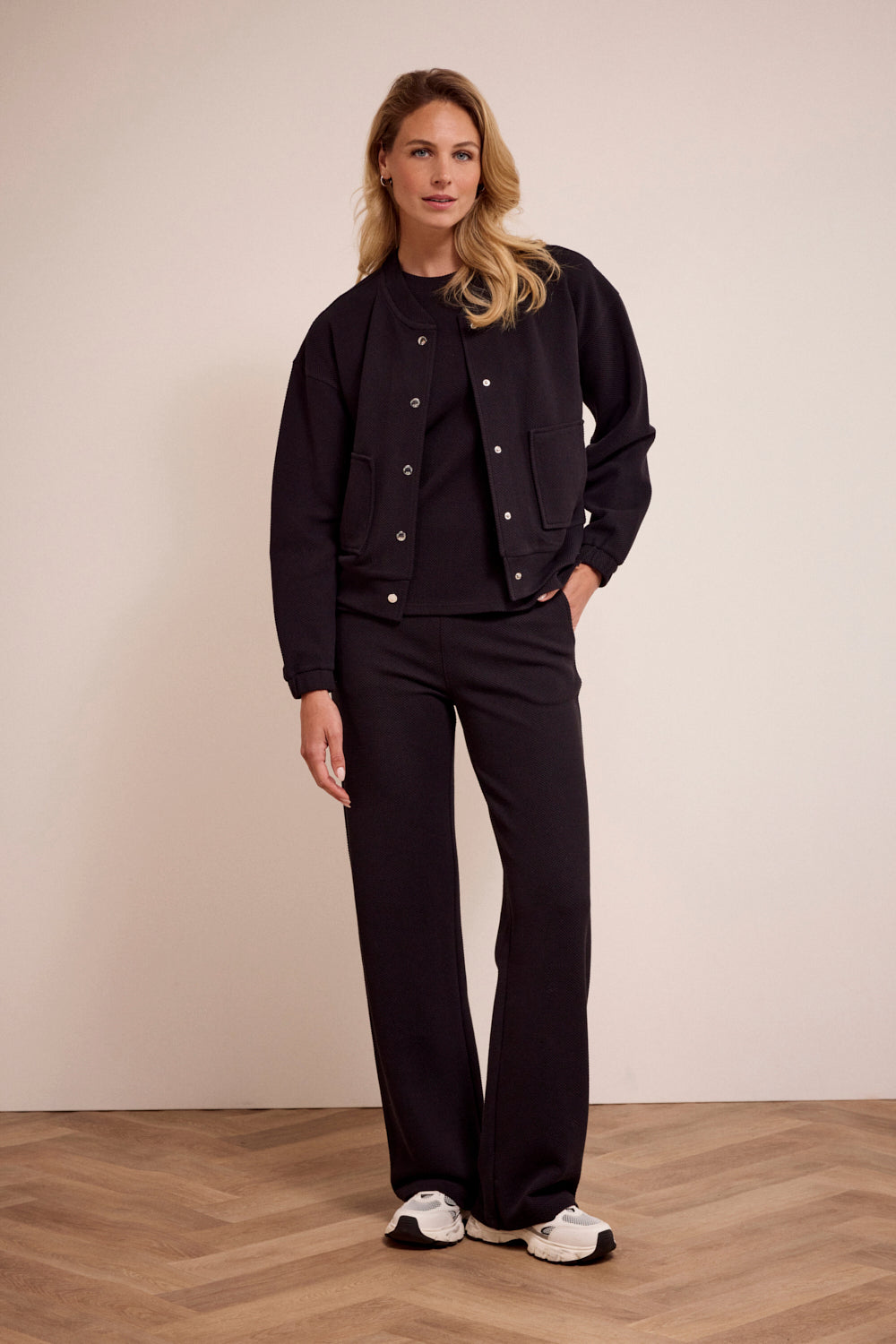 Wide Leg Trousers Tramontana Black