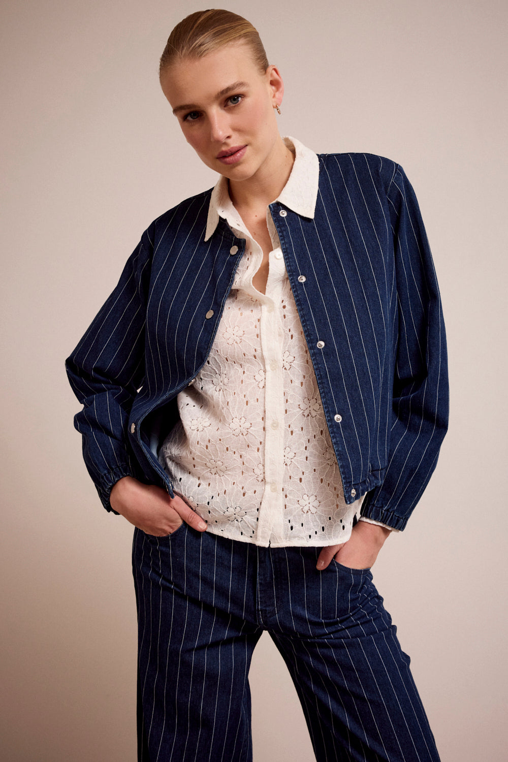 Blue Denim Blouse Tramontana