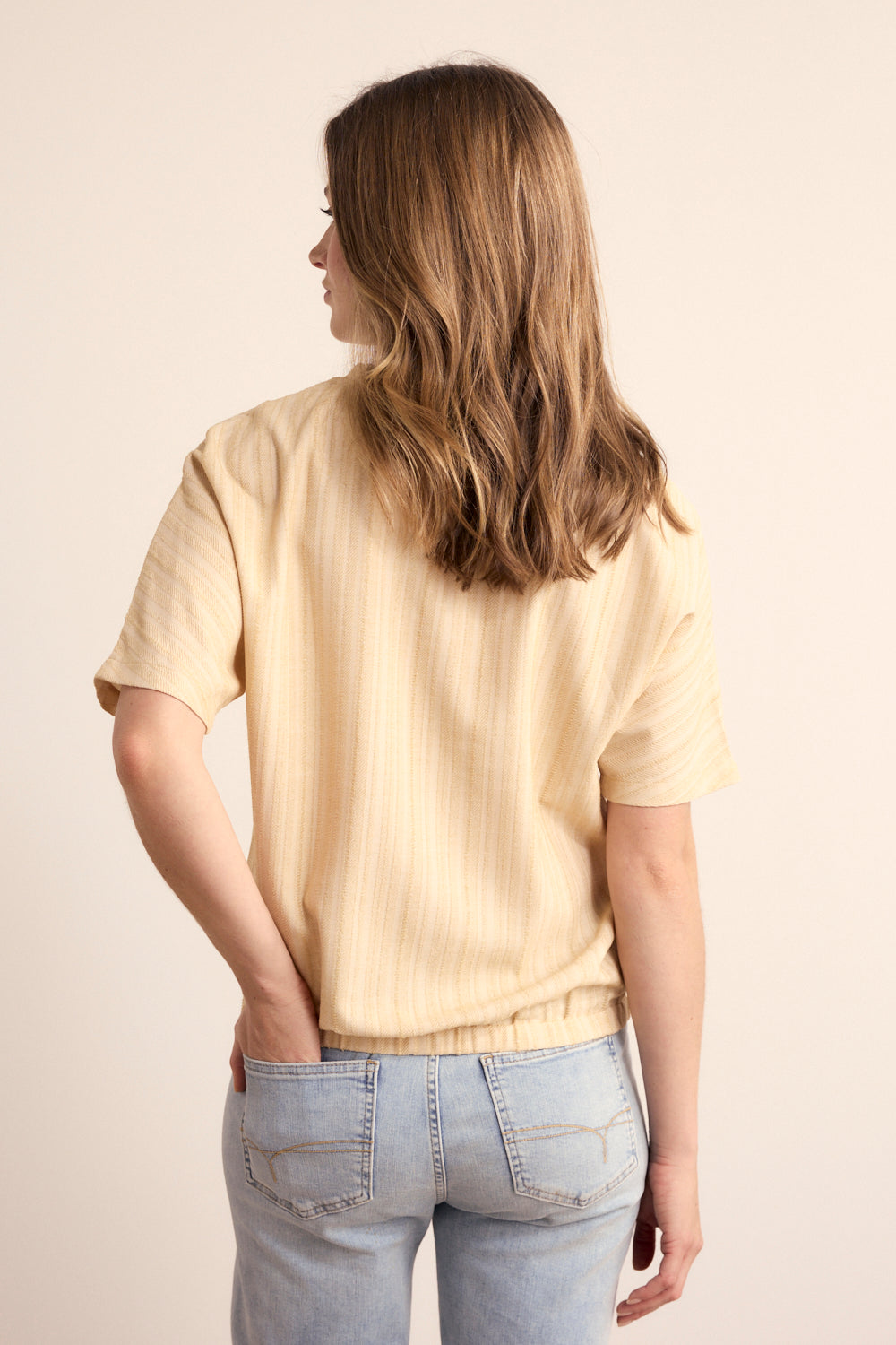 Tramontana Straight-Leg Denim Trousers Light Blue Denim