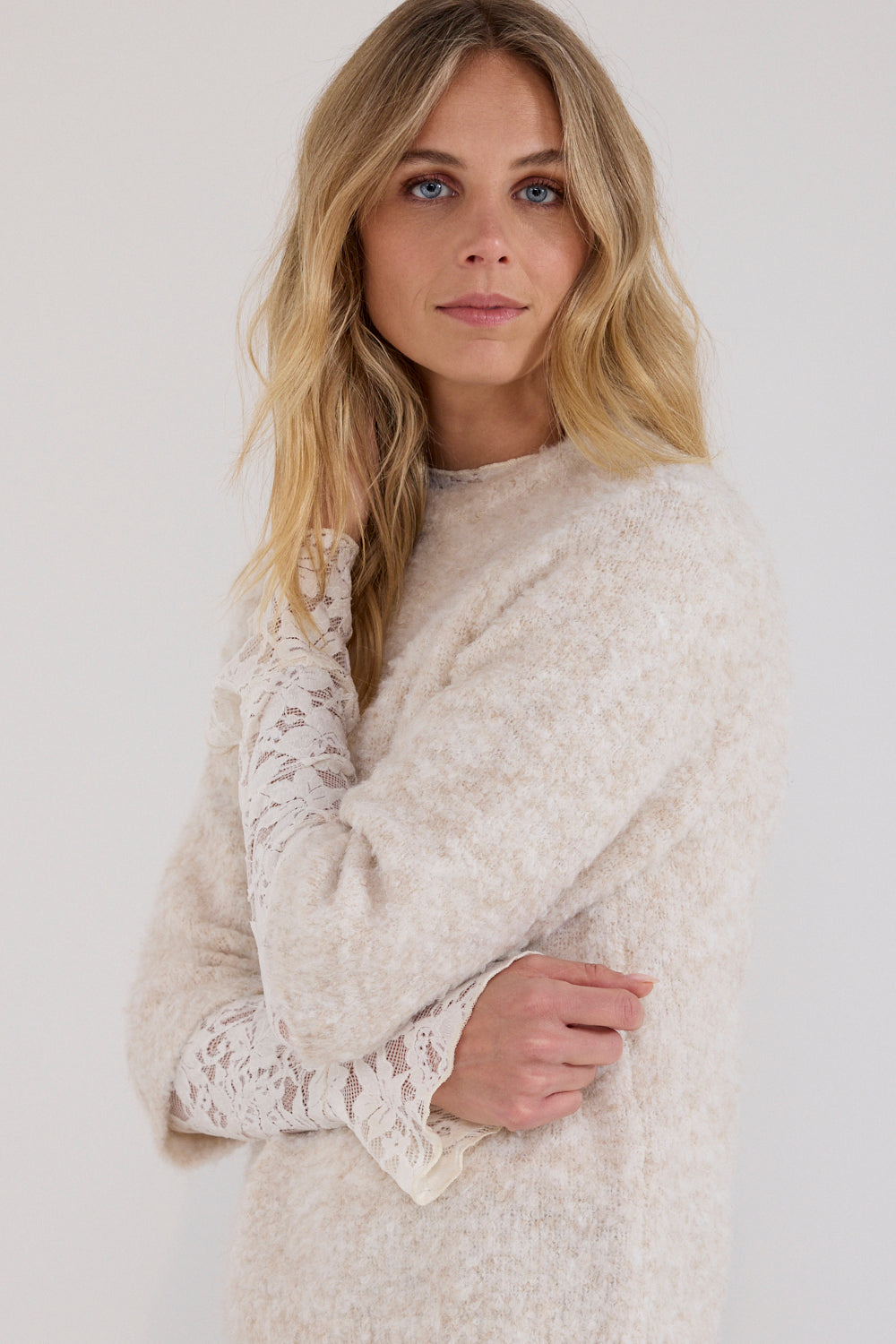 Tramontana Boucle Jumper Snow