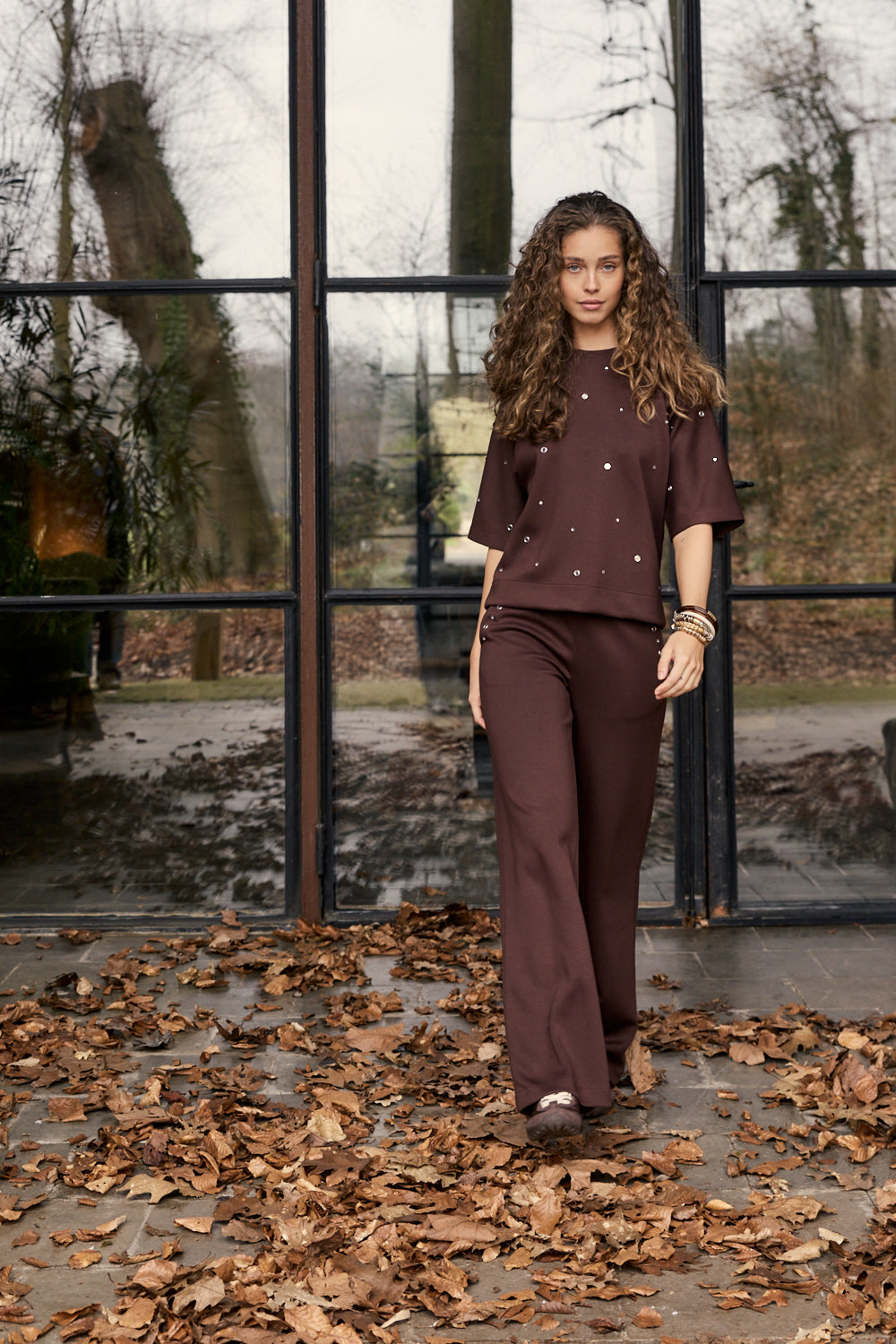 Tramontana Technical Sweat Trouser Chocolate