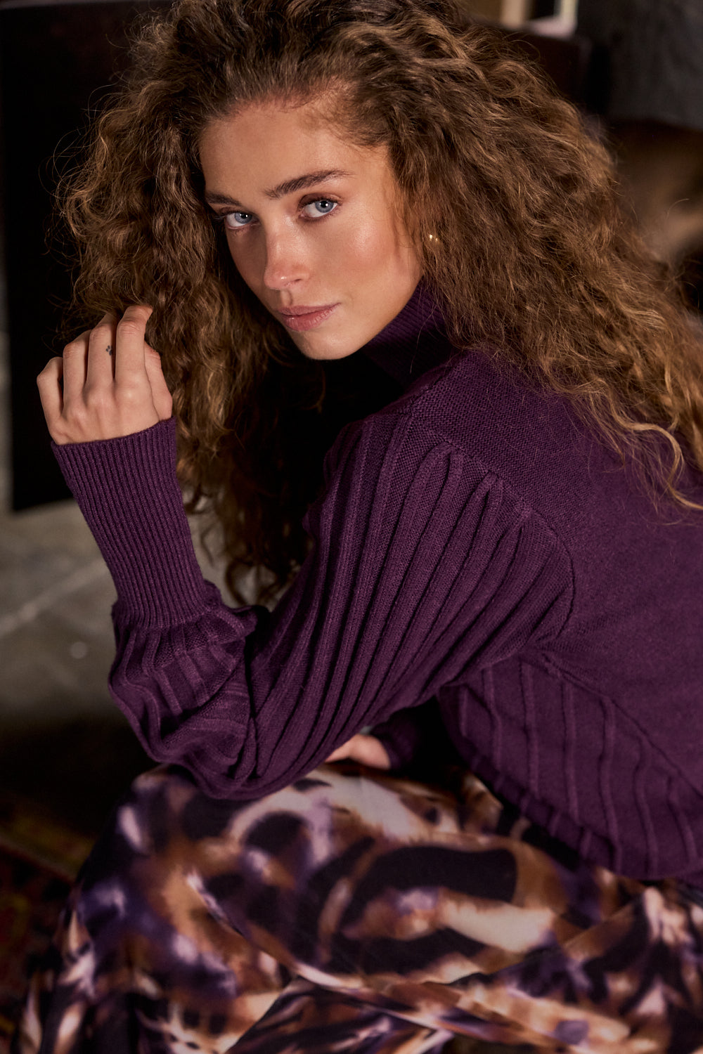 Tramon tana Puff  Jumper Auber