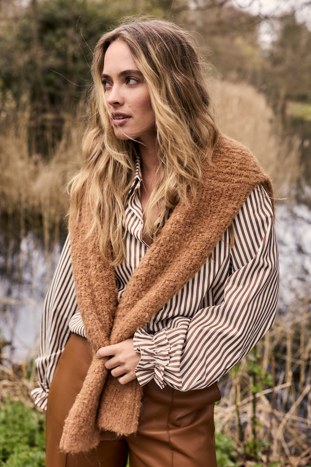 Tramontana Striped Blouse Cinn