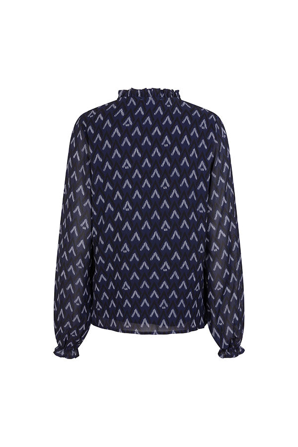 Lofty Manner Blouse Eliza Zig Zag Print