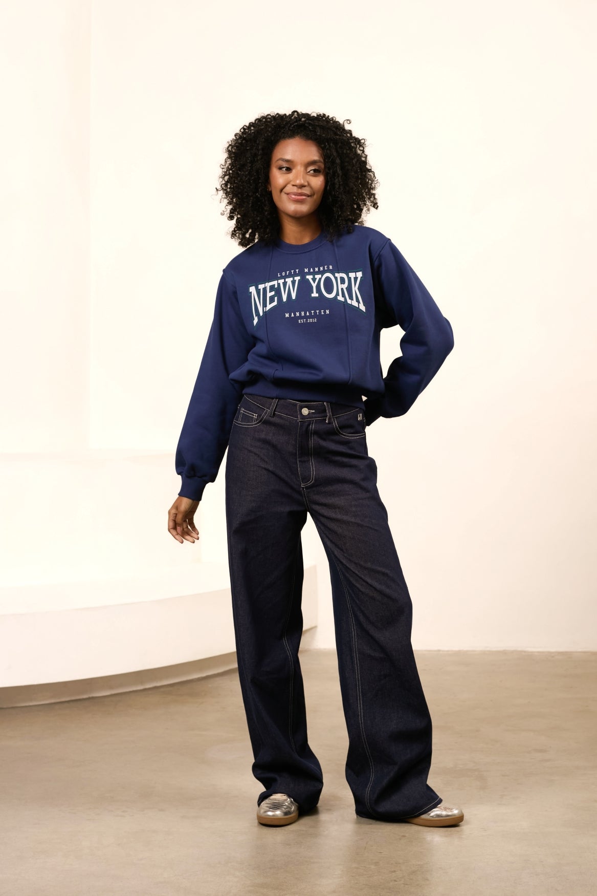 Lofty Manner Sweater Emmy Navy
