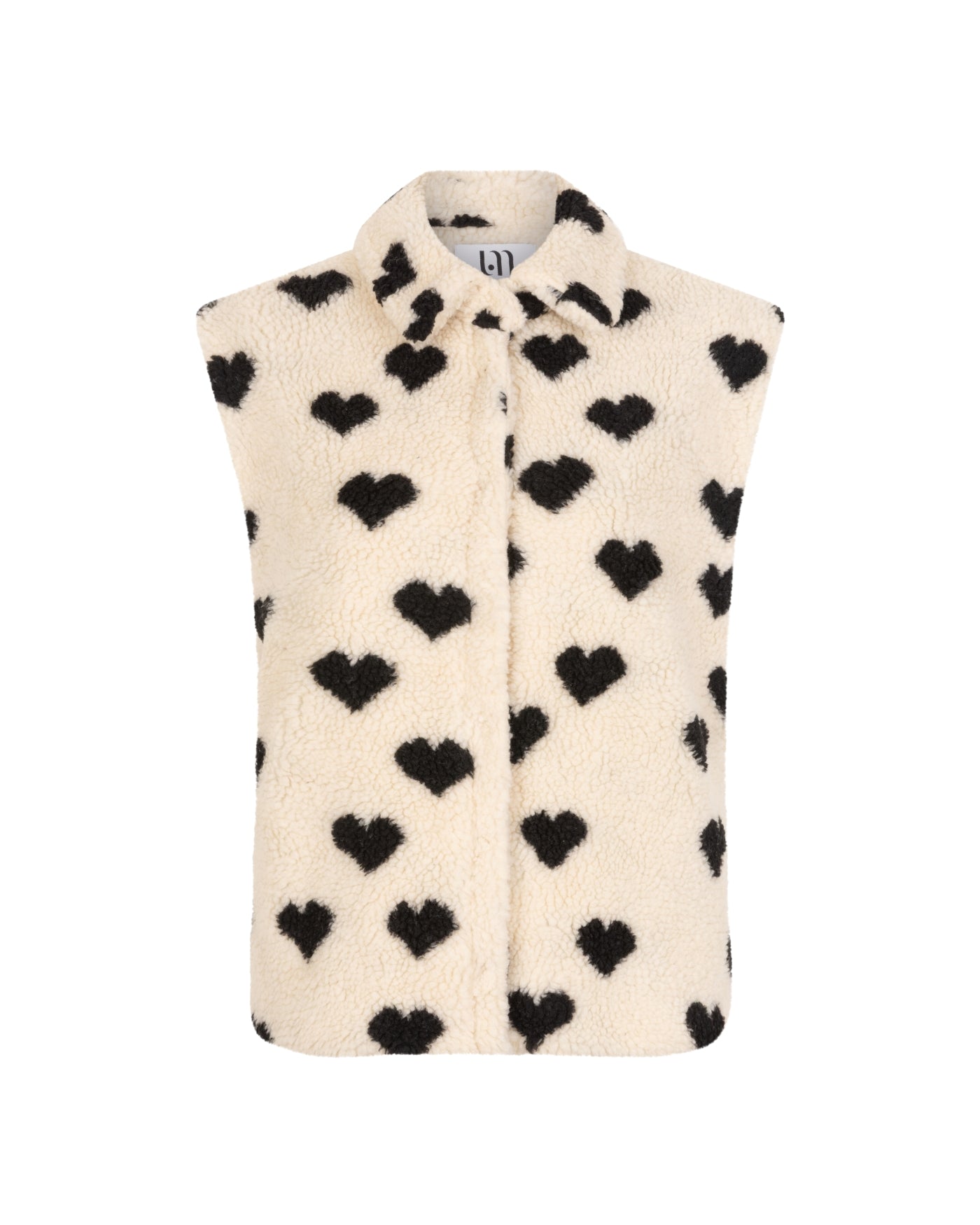 Lofty Manner Gilet Beatrice Off White Black