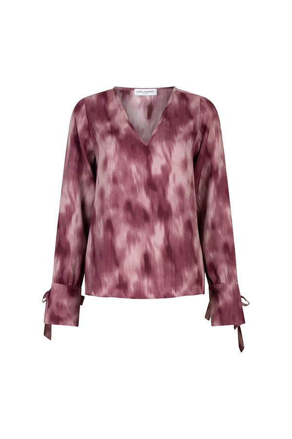 Lofty Manner Blouse Mauve Ombr