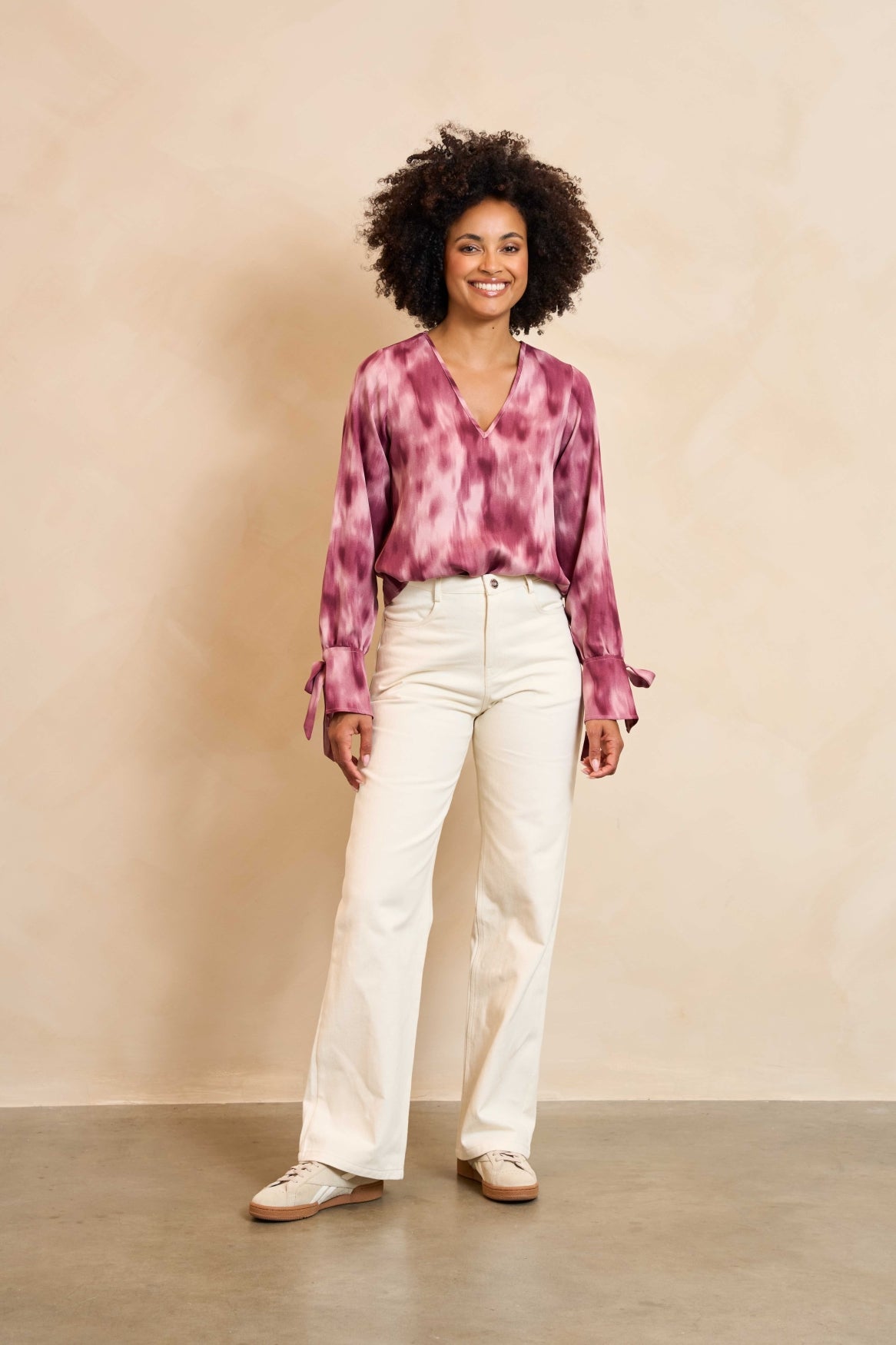 Lofty Manner Blouse Mauve Ombr