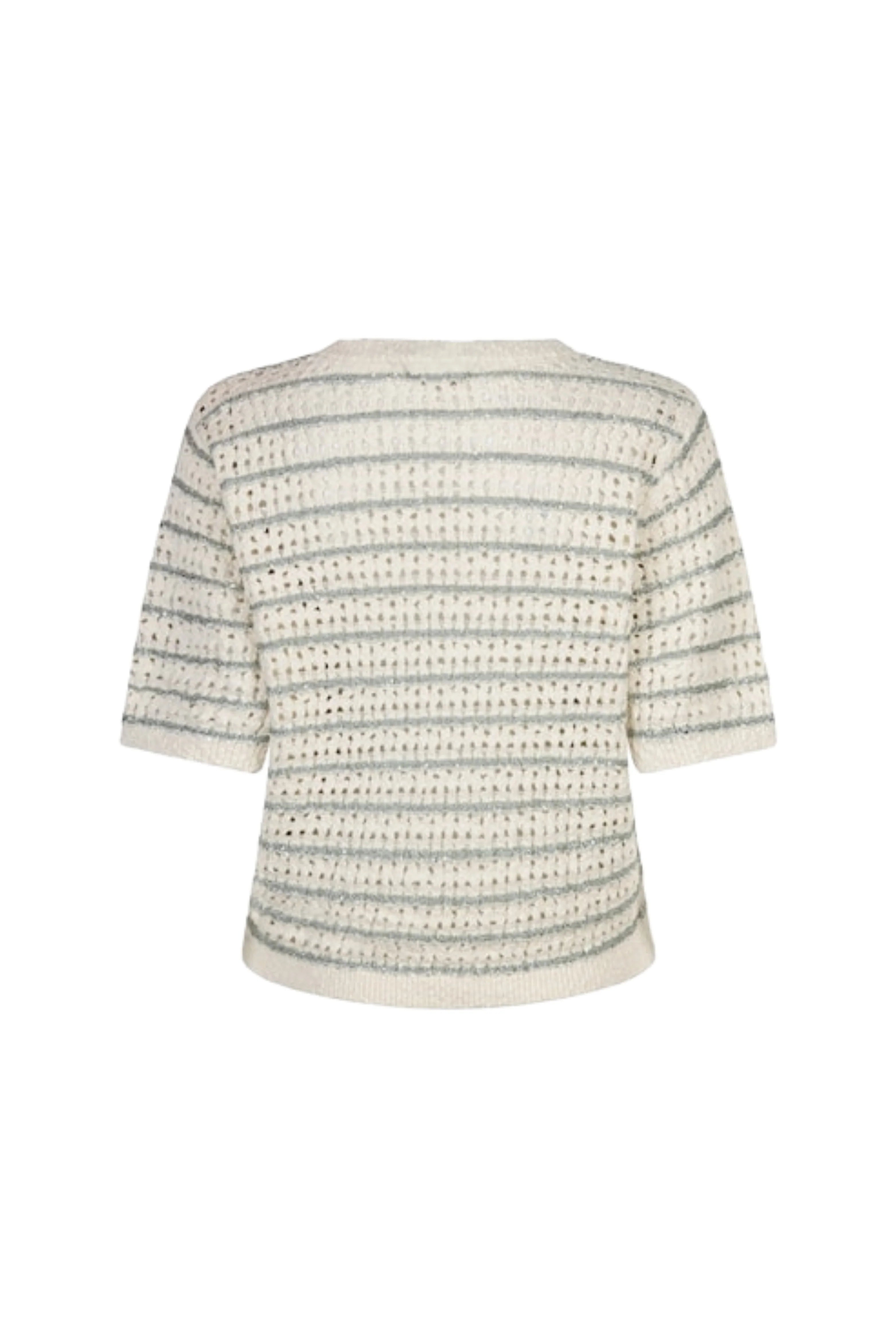 Red Button Top Jolene Stripe Khaki