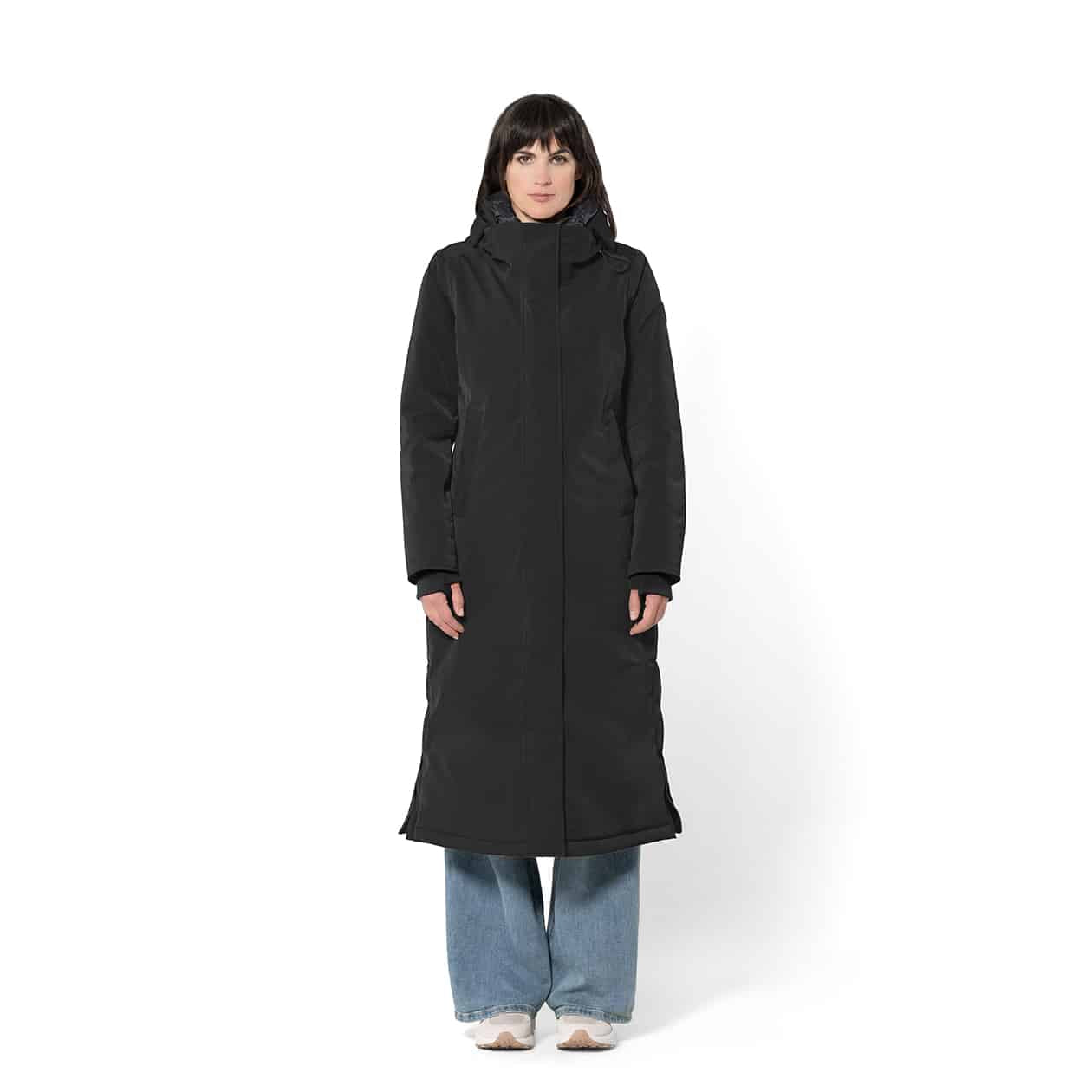 Winterjas Rainwear Giacomo Long Black