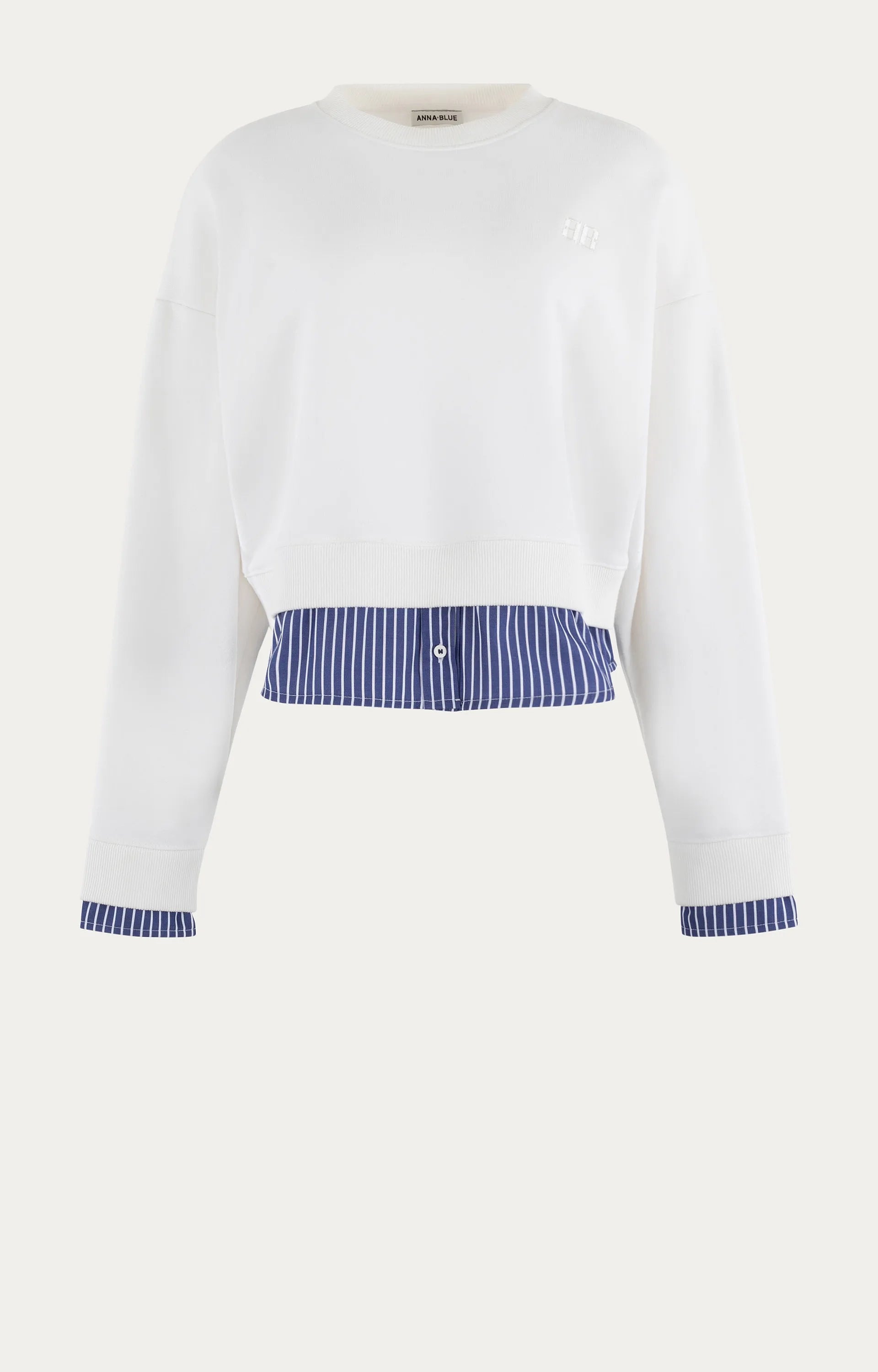 Anna Blue Sweater Ben Off White