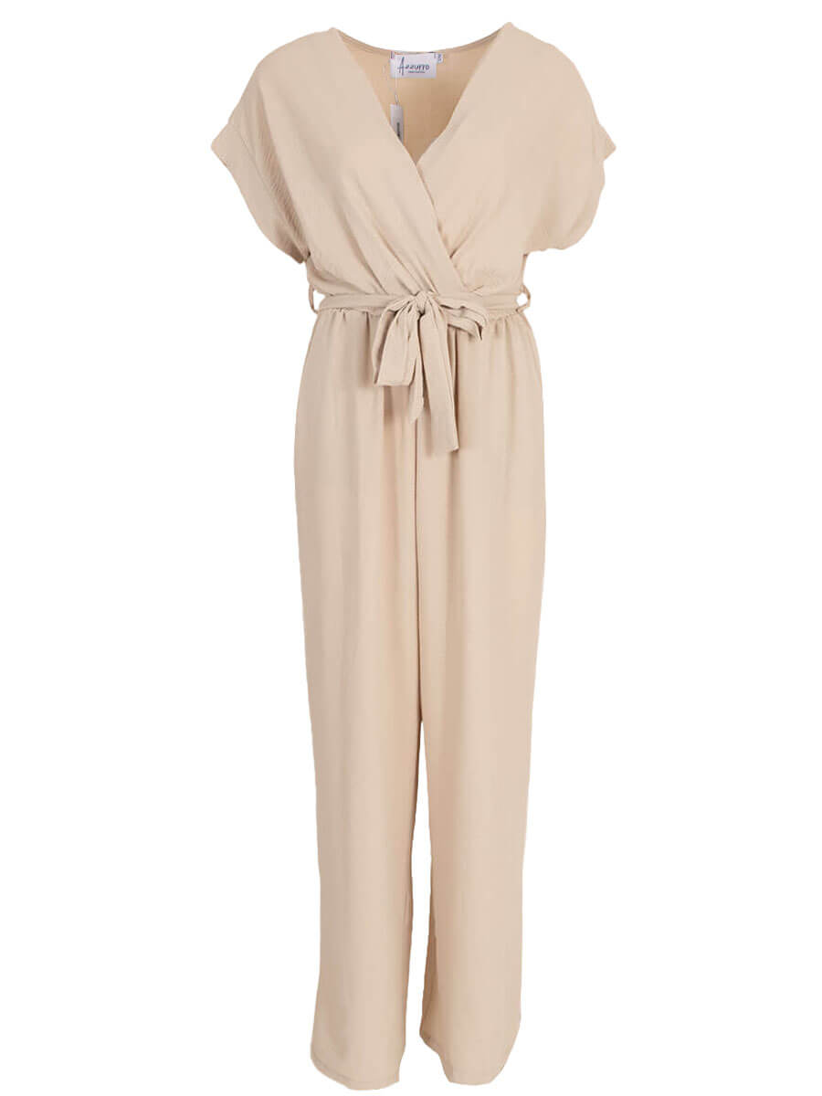 Azzurro Jumpsuit Beige