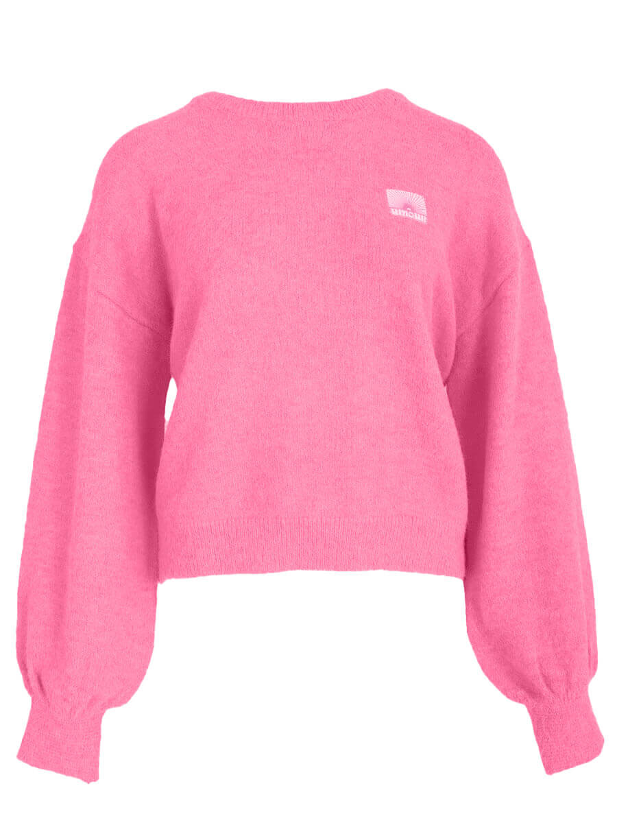 Azzurro Sweater Pink Wol