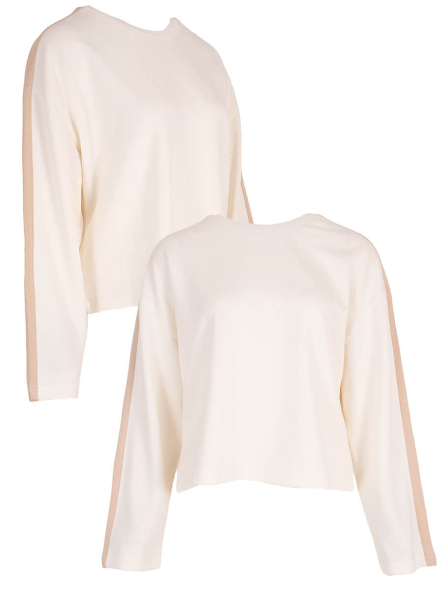 Azzurro Sweater White-Beige