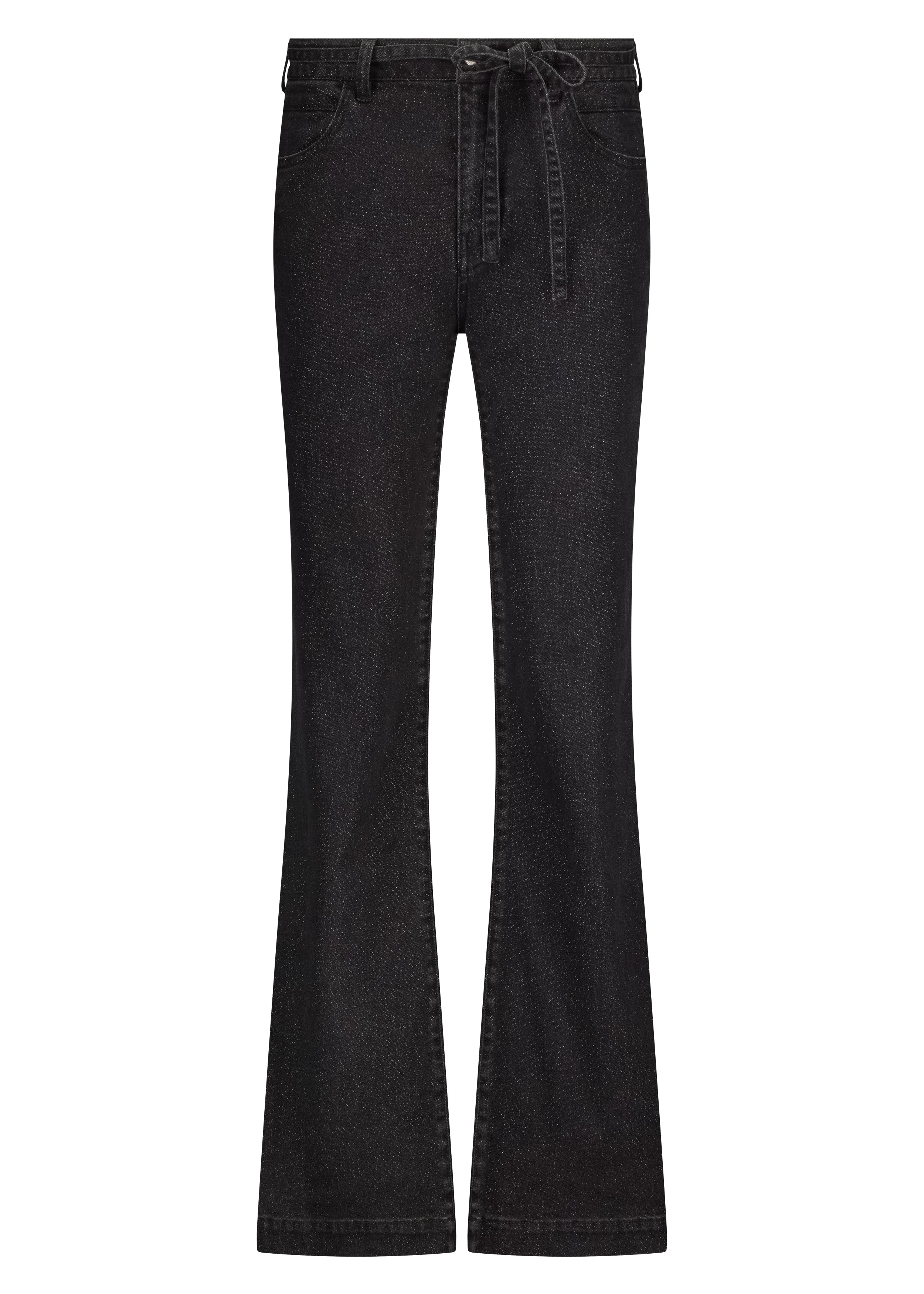 Tramontana Jeans Lurex wijde Zwart