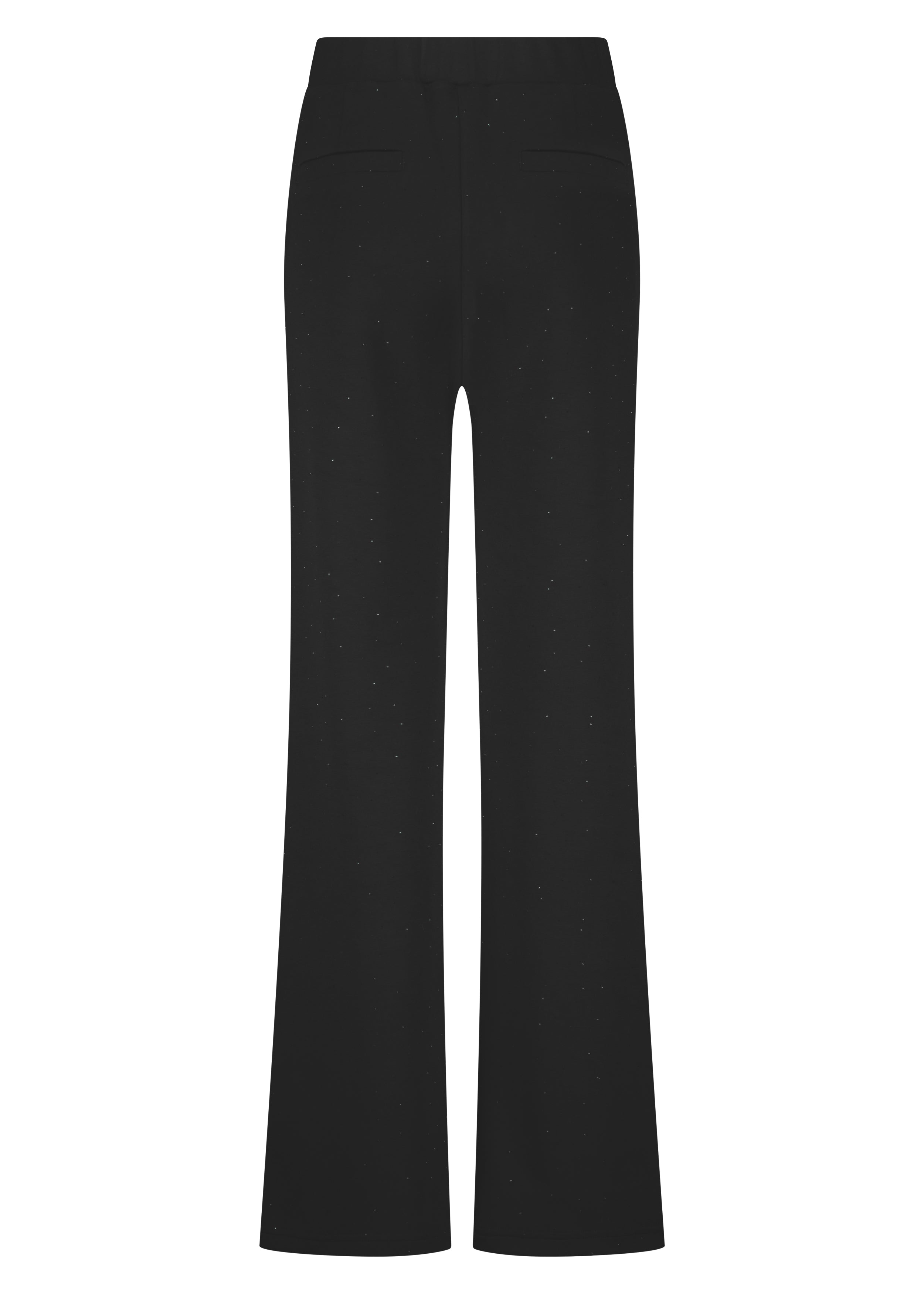 Tramontana Technische Wide-Leg Joggingbroek Met Strassstenen Zwart