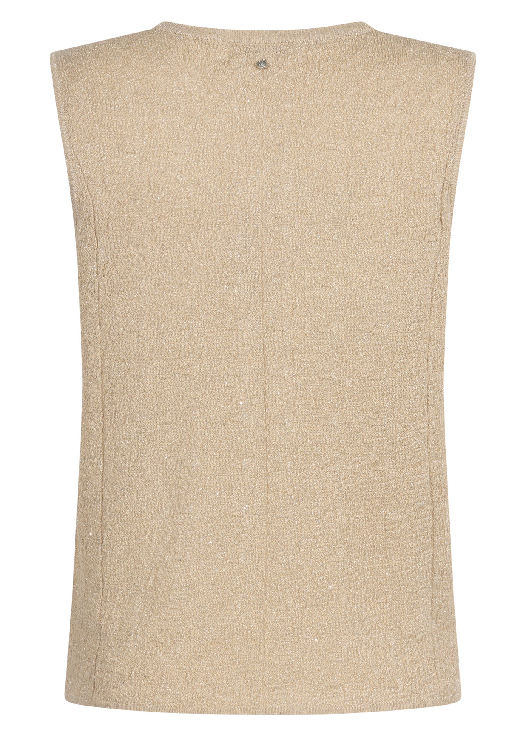 Tramontana Sleeveless Jumper Sequins Pebble