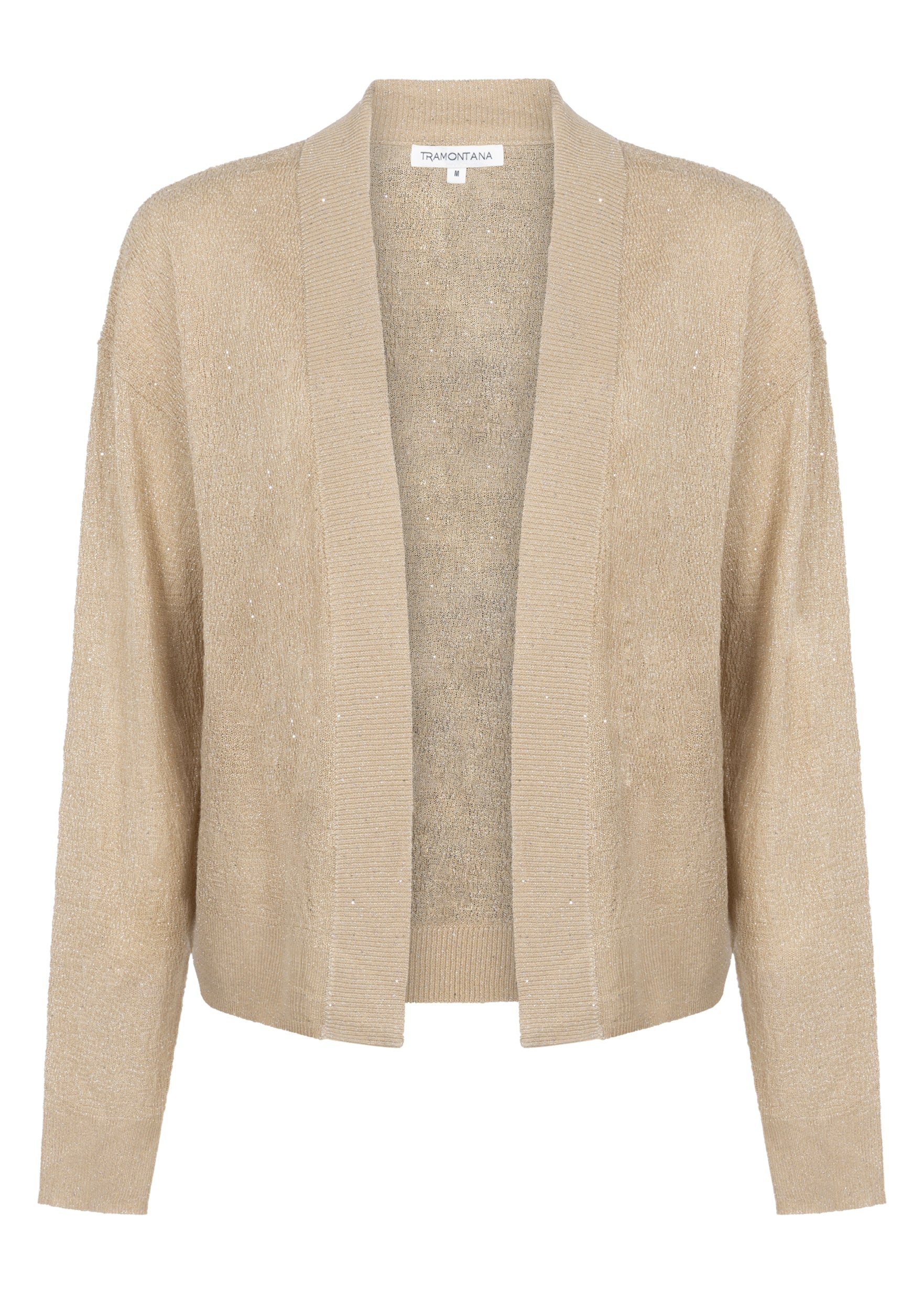 Tramontana Cardigan Sequins Pebble