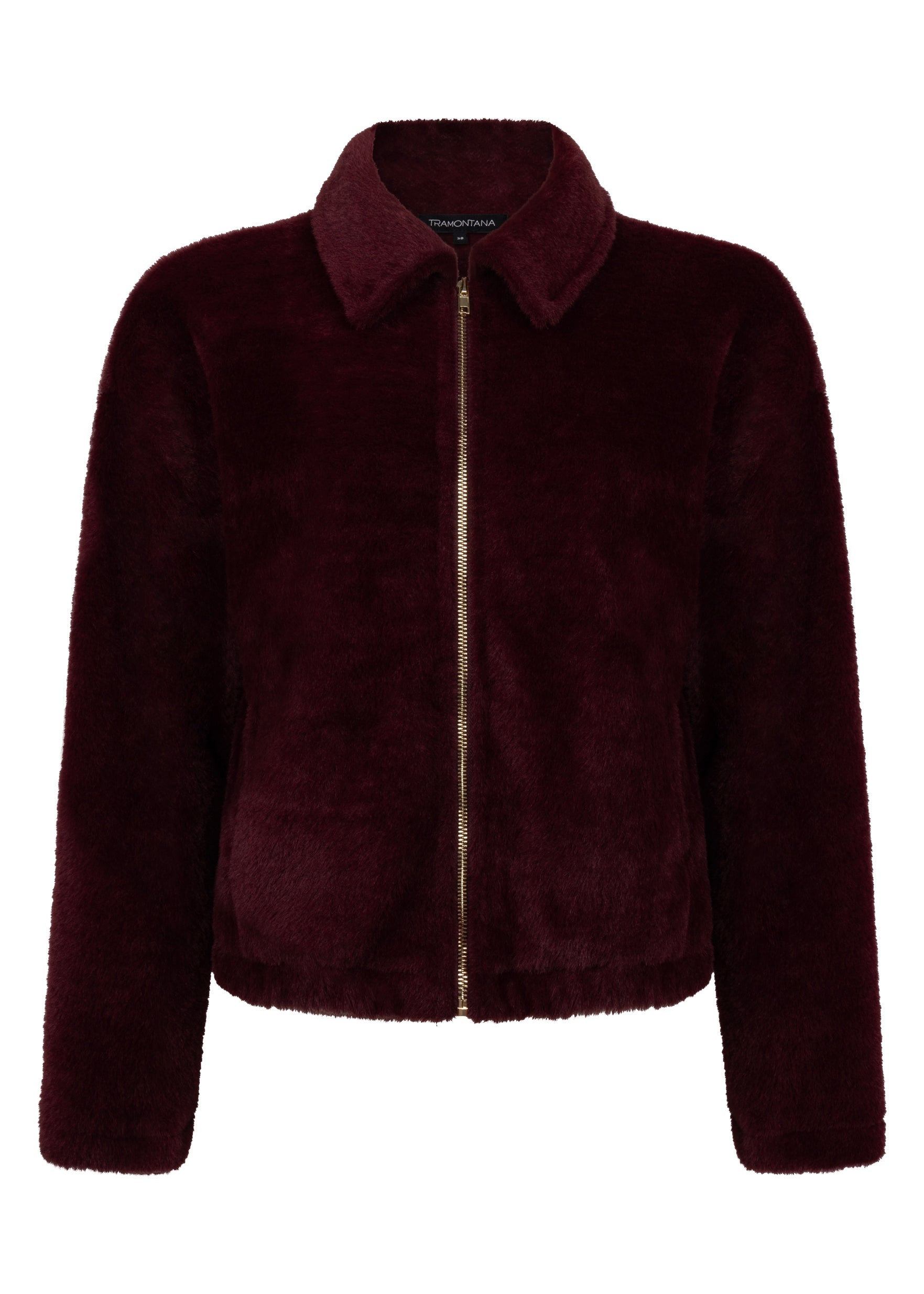 Tramontana Fluffy Jacket Pomegranate