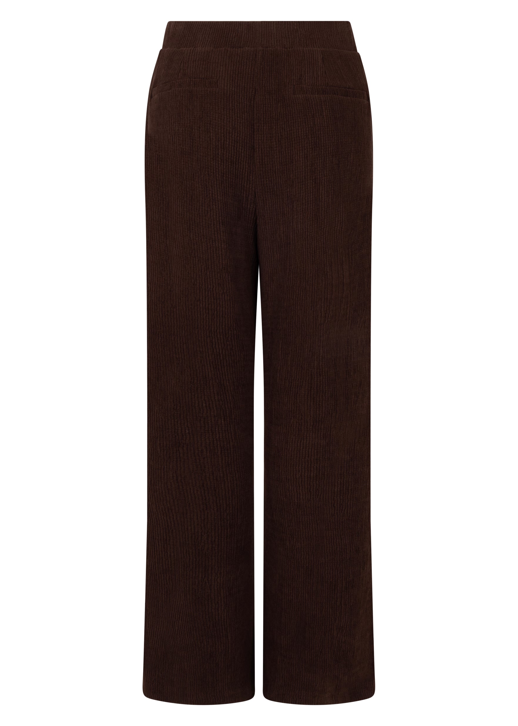 Tramontana Knitted Wide-Leg Trousers Chocolate