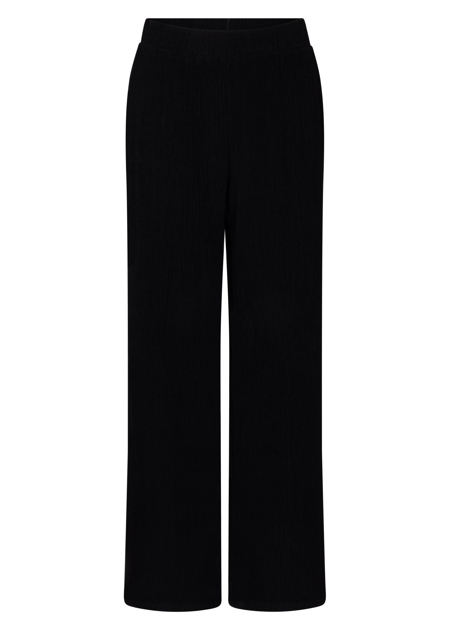 Tramontana Knitted Wide-Leg Trousers black