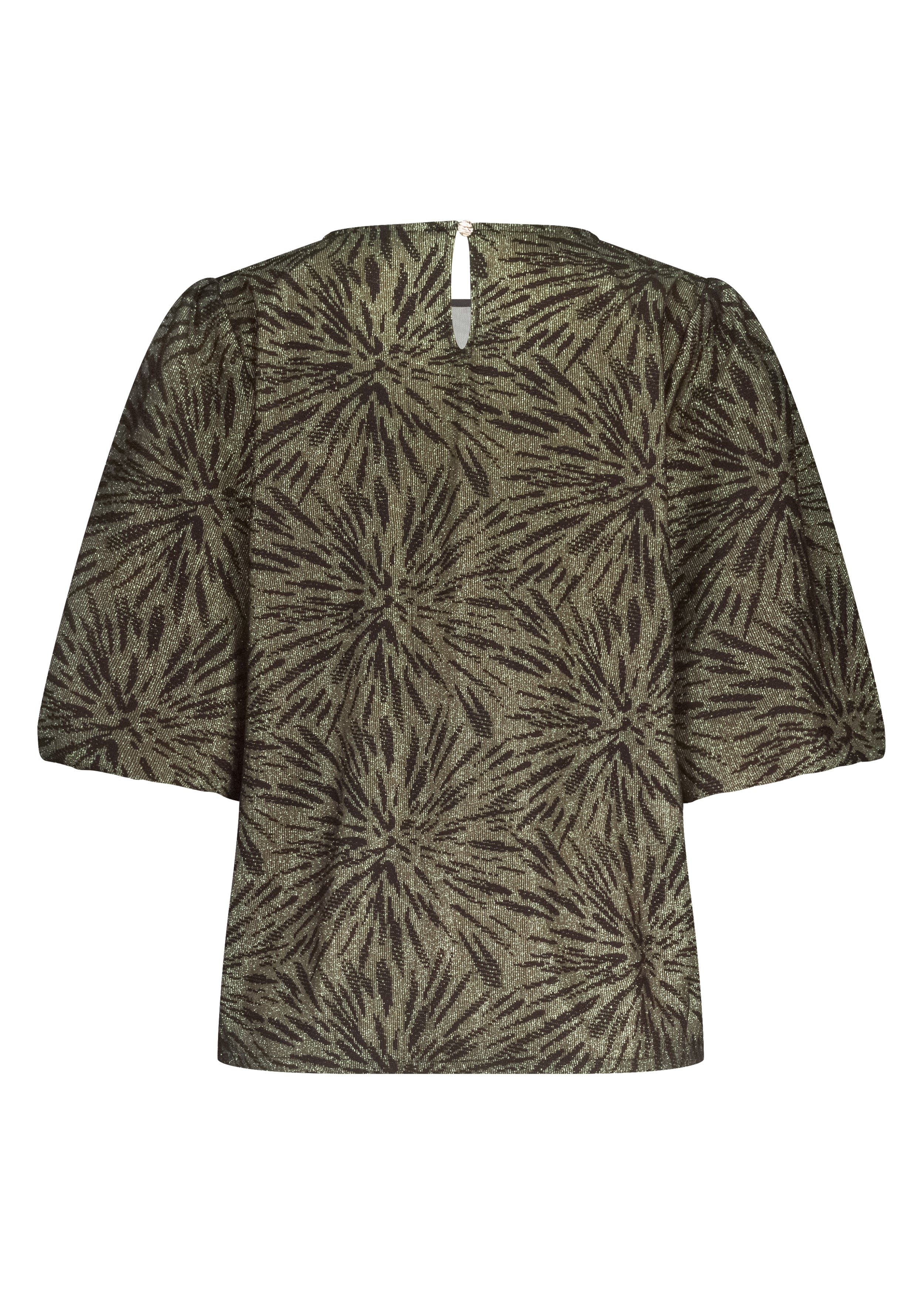Tramontana Top Met Pofmouwen En Glitters