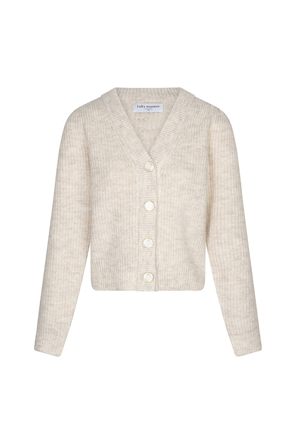 Lofty manner Cardigan Lily Cream