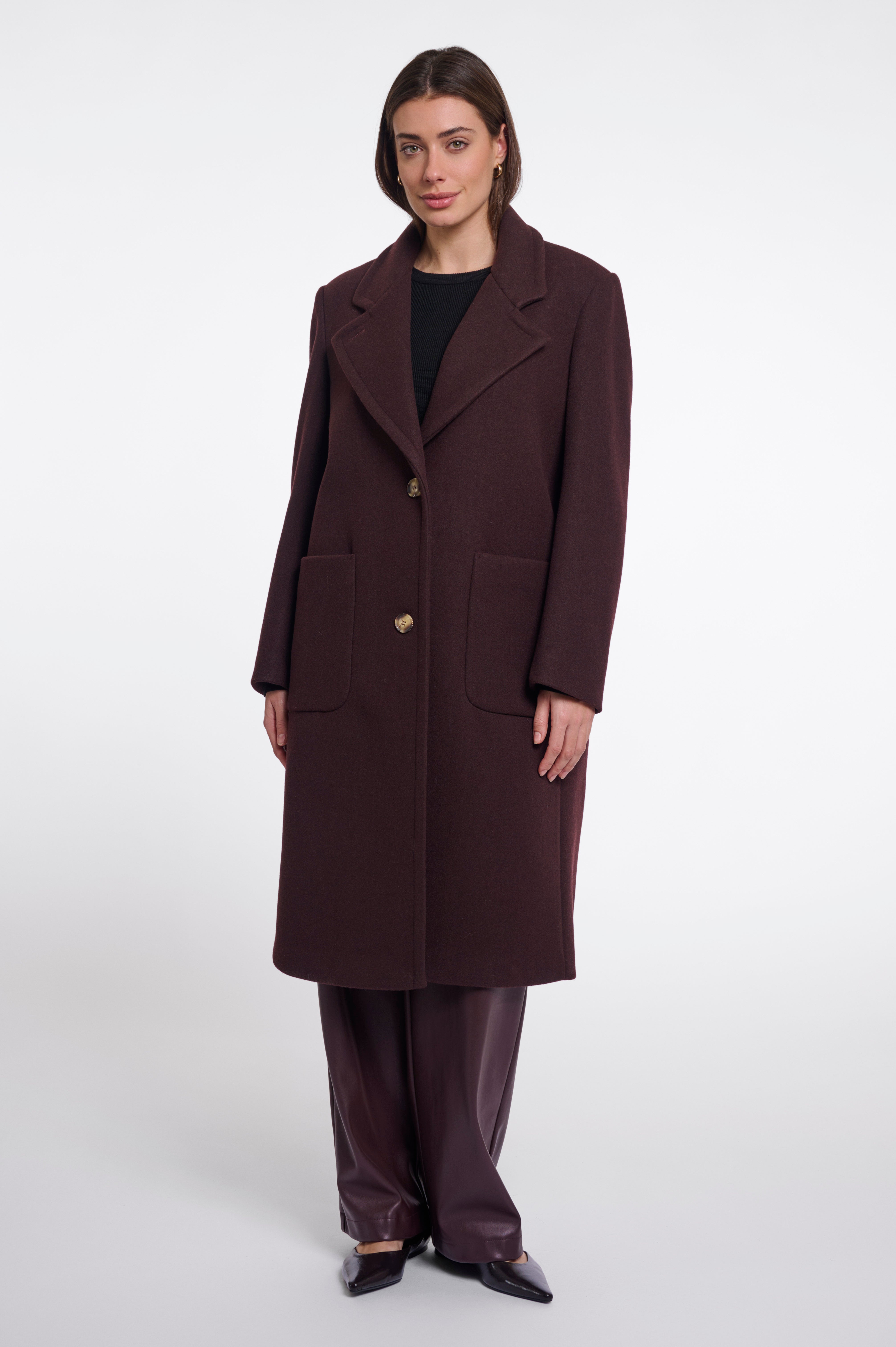 Rino&Pelle Coat Cecile Chocolate Bean