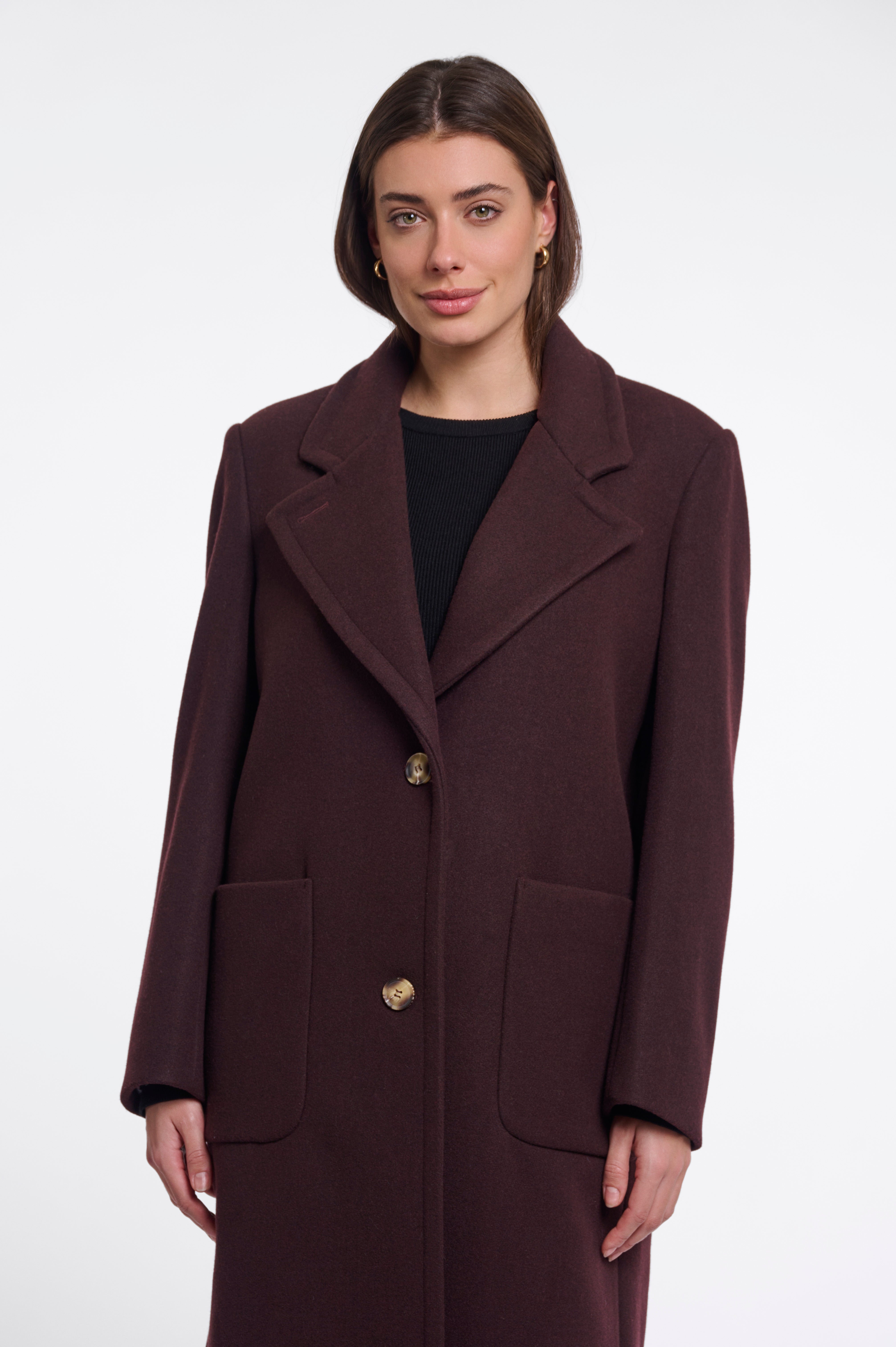 Rino&Pelle Coat Cecile Chocolate Bean