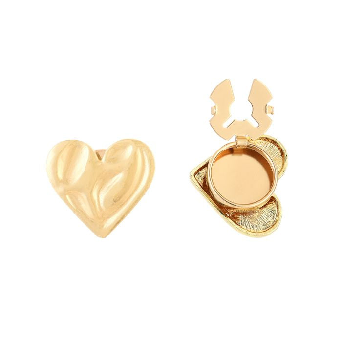 Button Cover Hart Gold