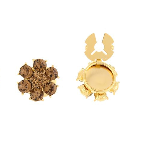 Button Cover Brown