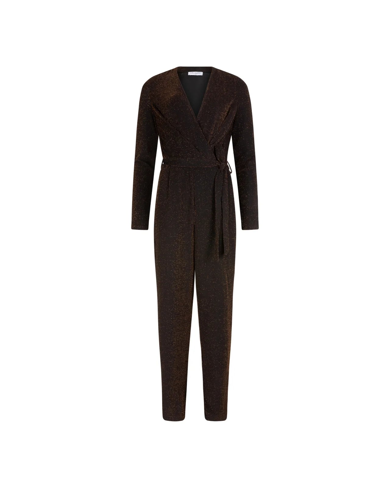 Lofty Manner Jumpsuit Mavis Met Subtiele Glinstering Bruin