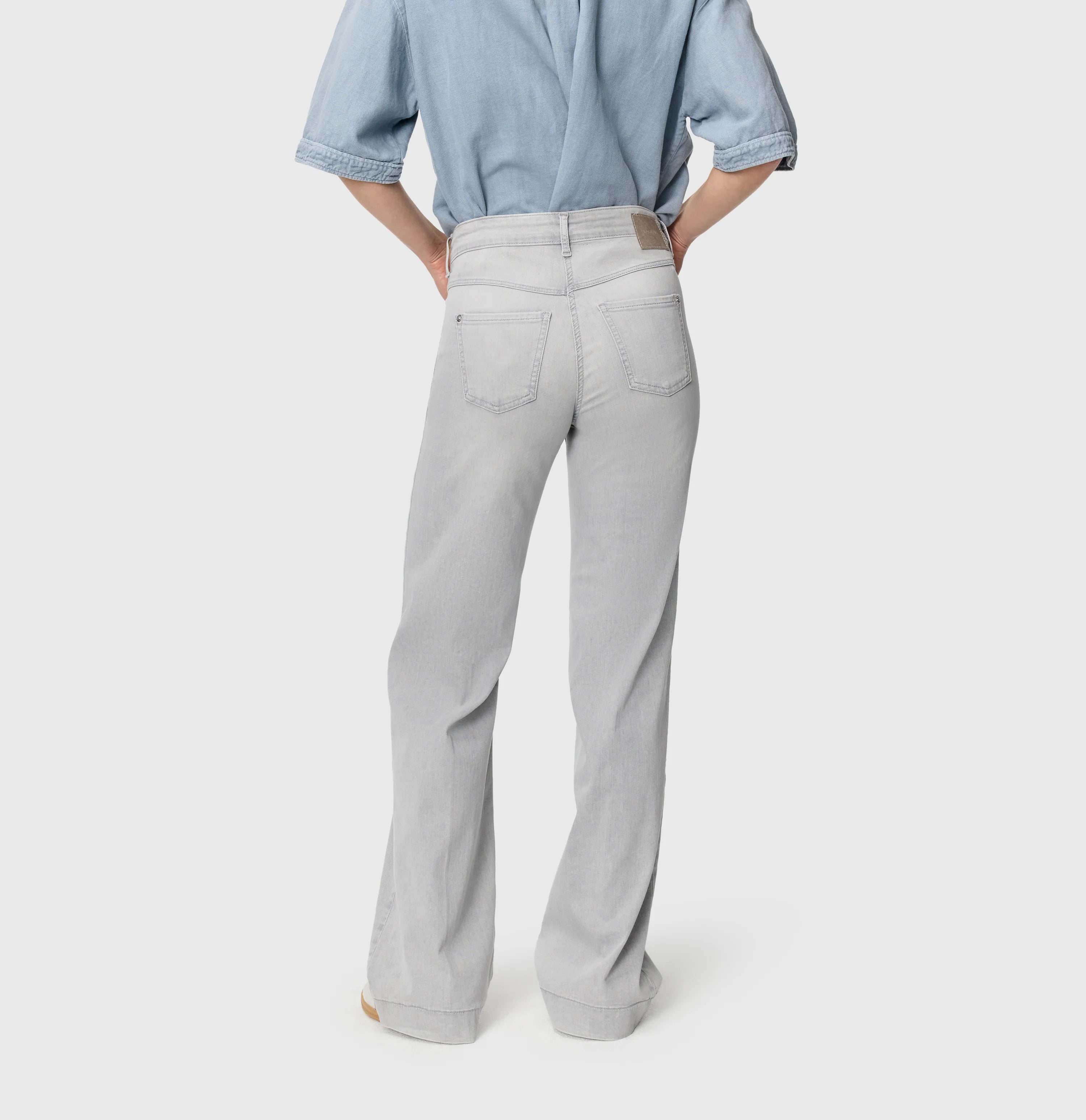 MAC Dream Wide Jeans Ash Grey Washed