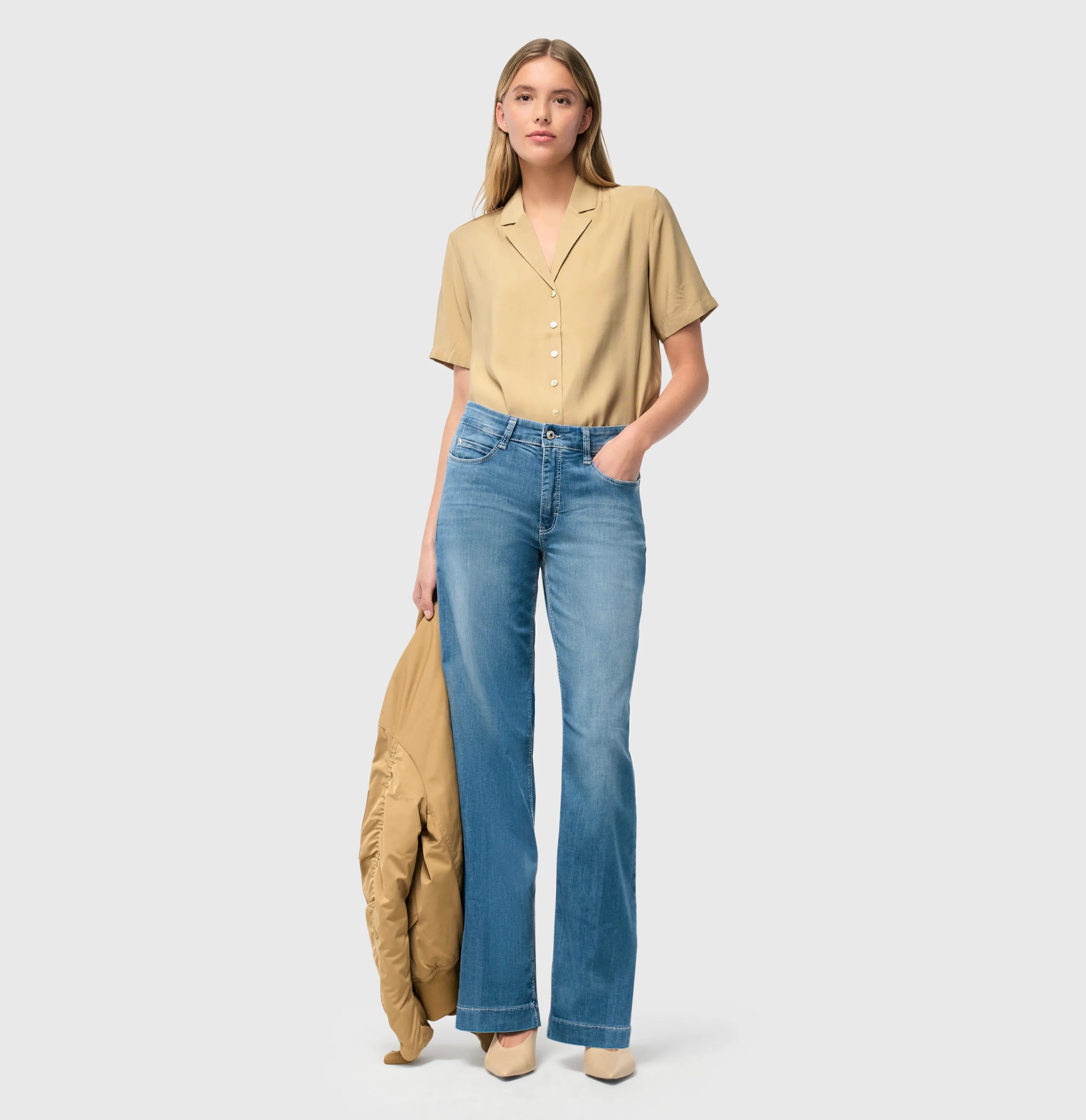 MAC Dream Wide Jeans Summer Mid Blue