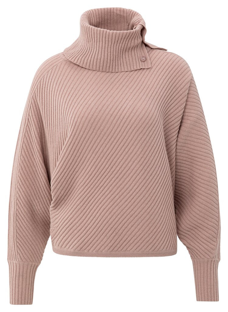 Batwing Sweater Collar YAYA Blush Pink