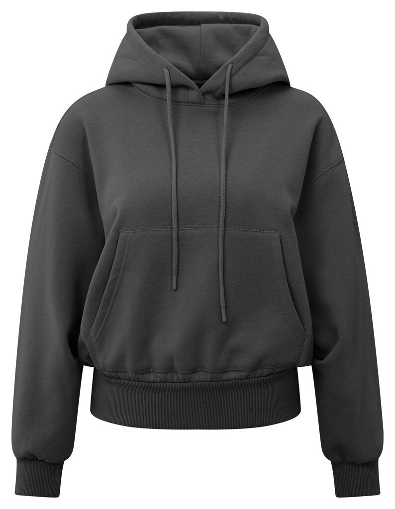 Hoodie Pleated Bottom YAYA Oyster Black