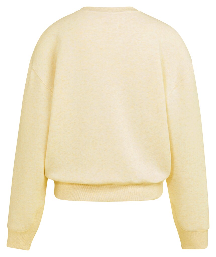 YAYA Zachte Sweater Met Artwork Yellow Melange