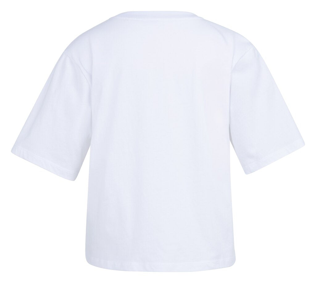 Yaya T-shirt Flock Print Blue