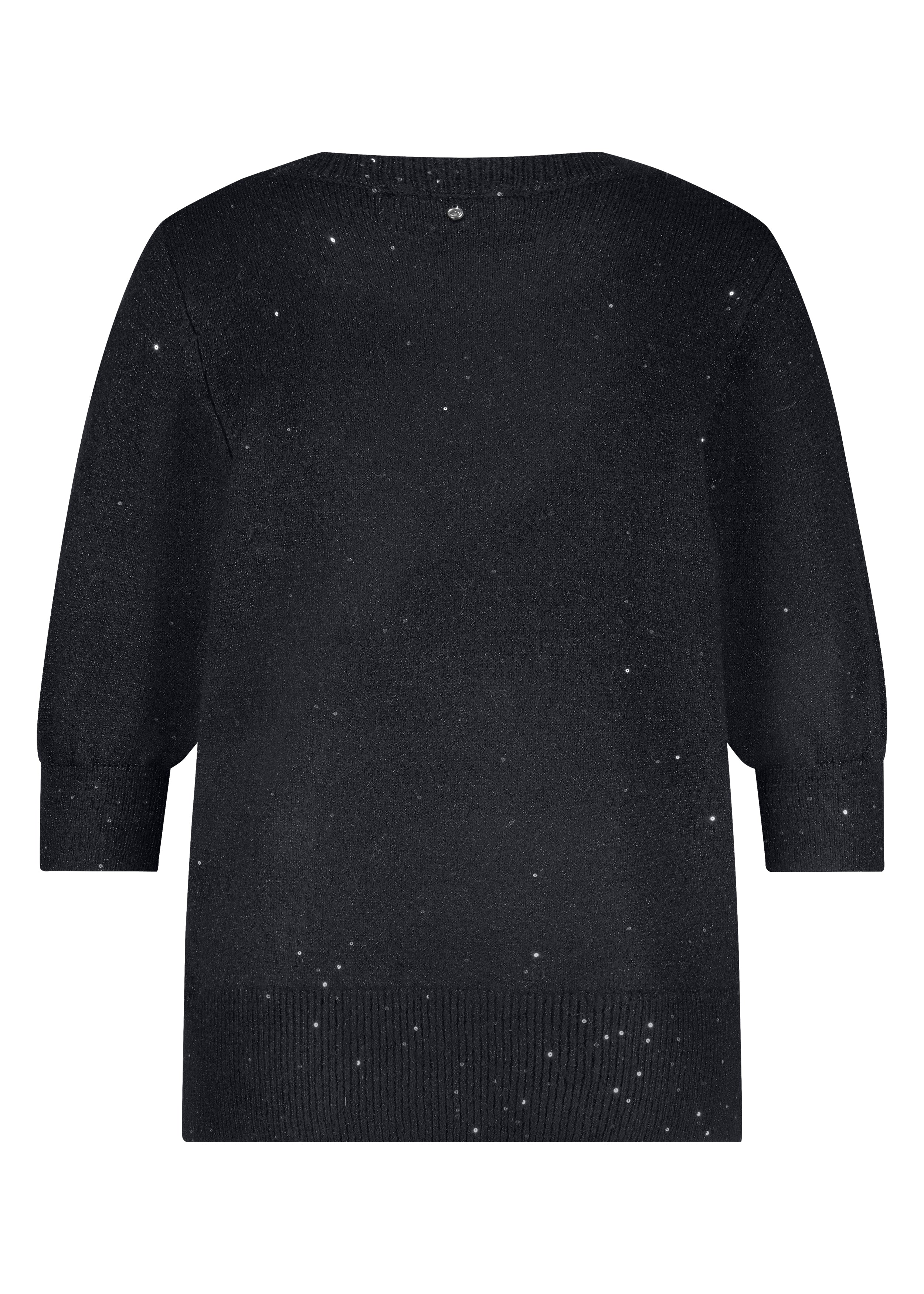 Knitted Sweater Shimmer Tramontana Black Melange