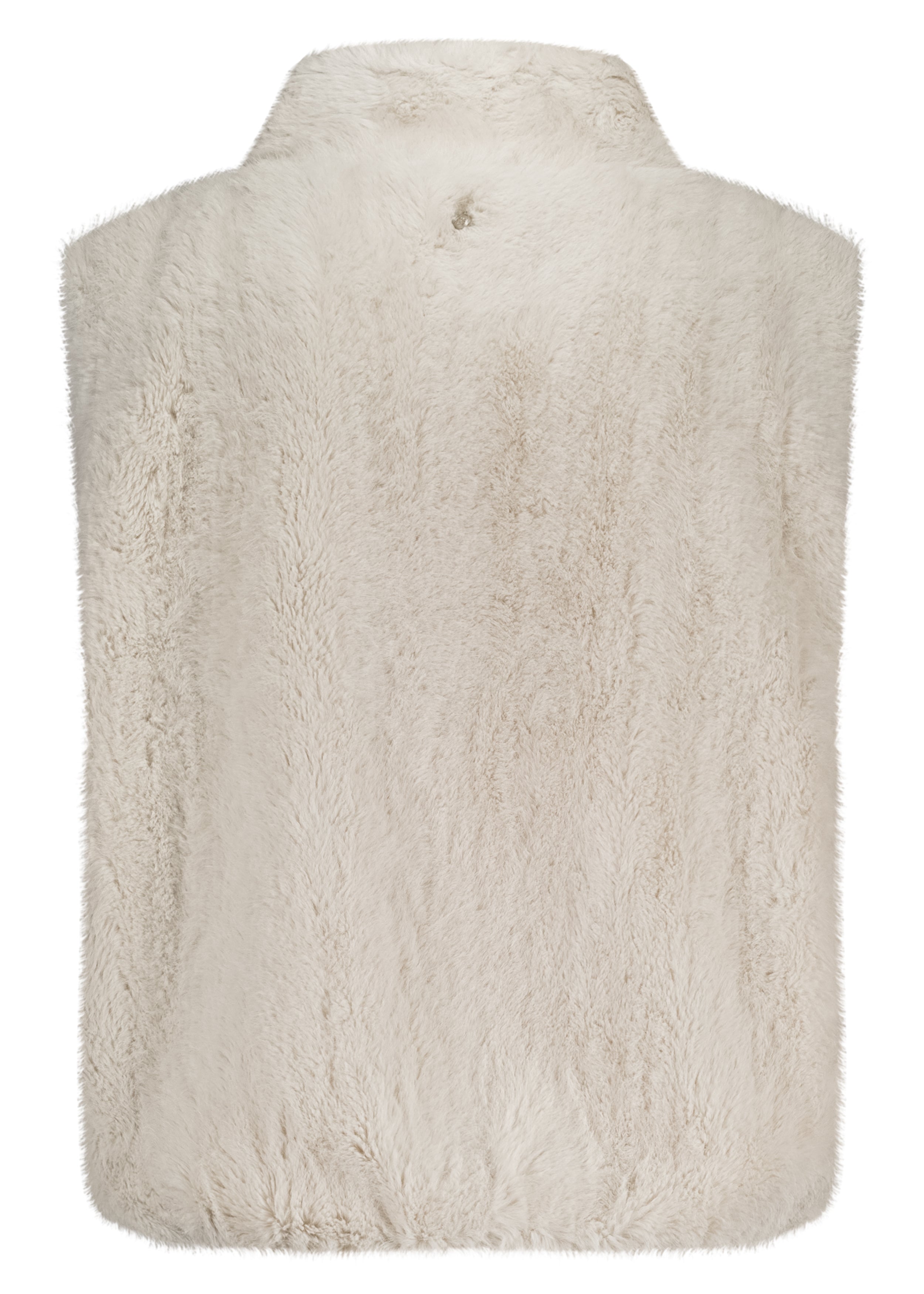 Tramontana Faux Fur Vest Balloon Stone