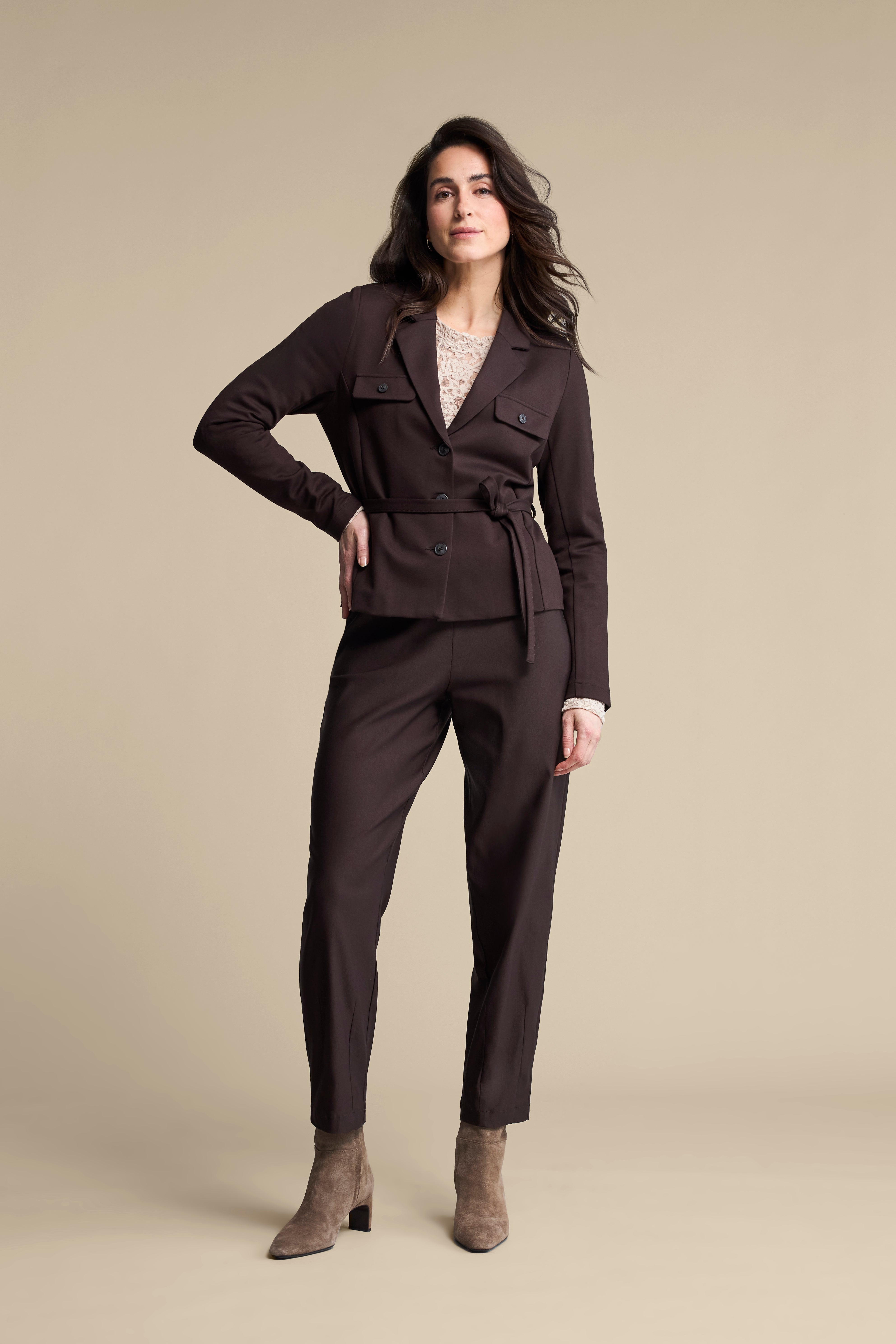 Red Button Broek Bibette Punta Espresso