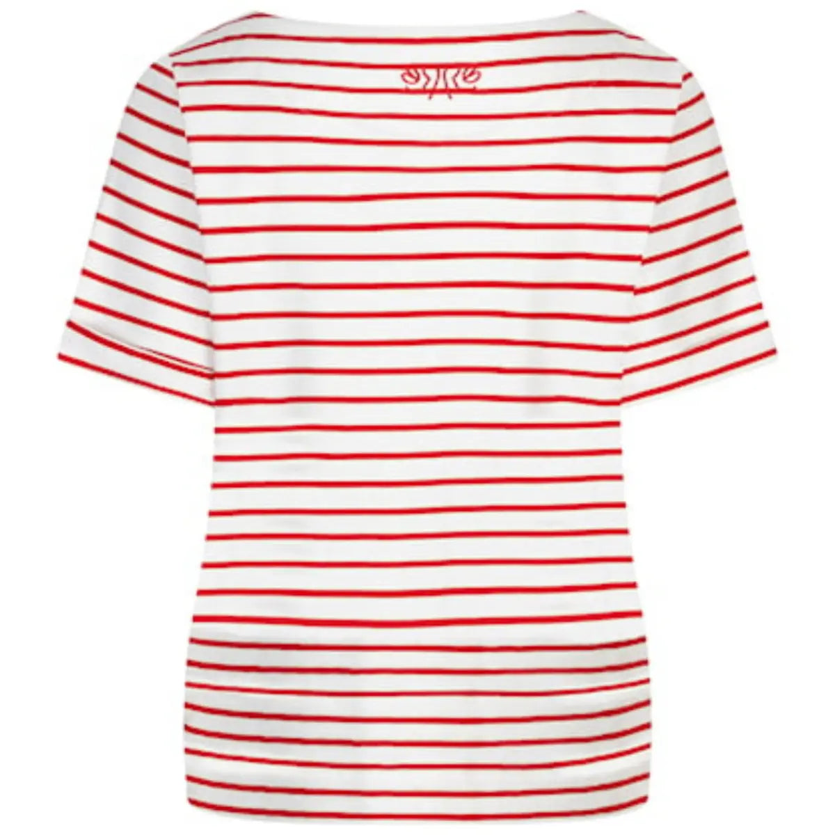 Red Button Terry Stripe Red