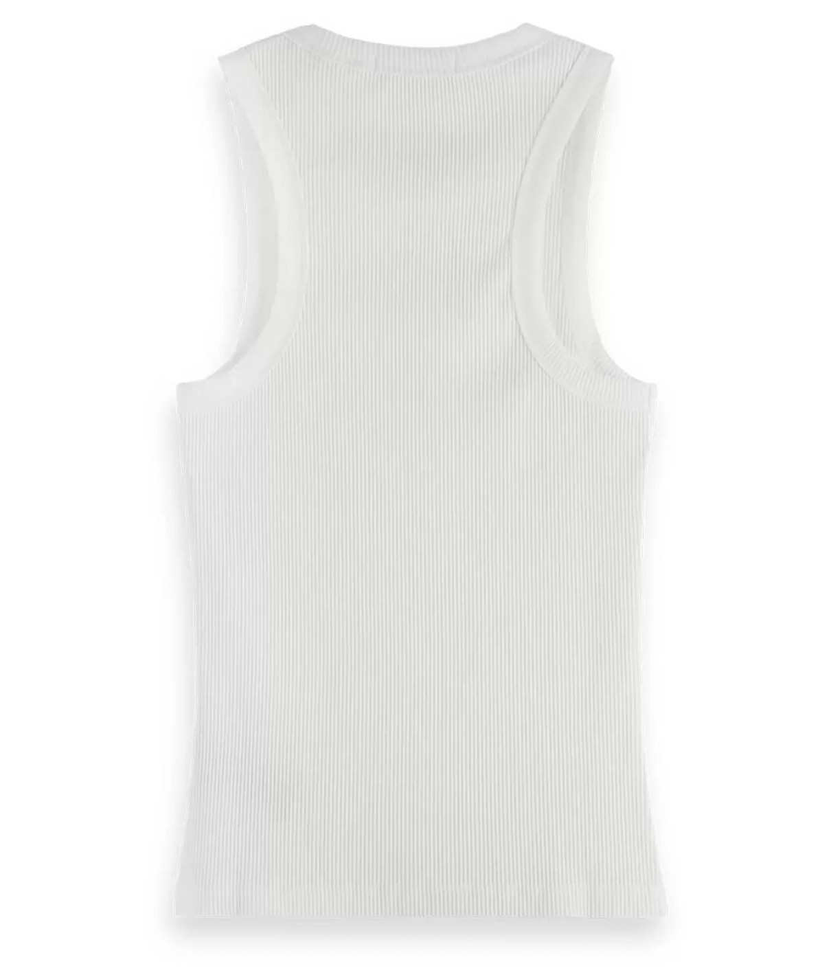 Scotch & Soda Tanktop Core Rib White