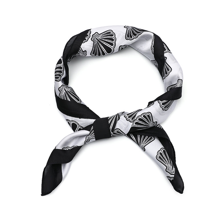 Vierkant Sjaaltje Shell Black
