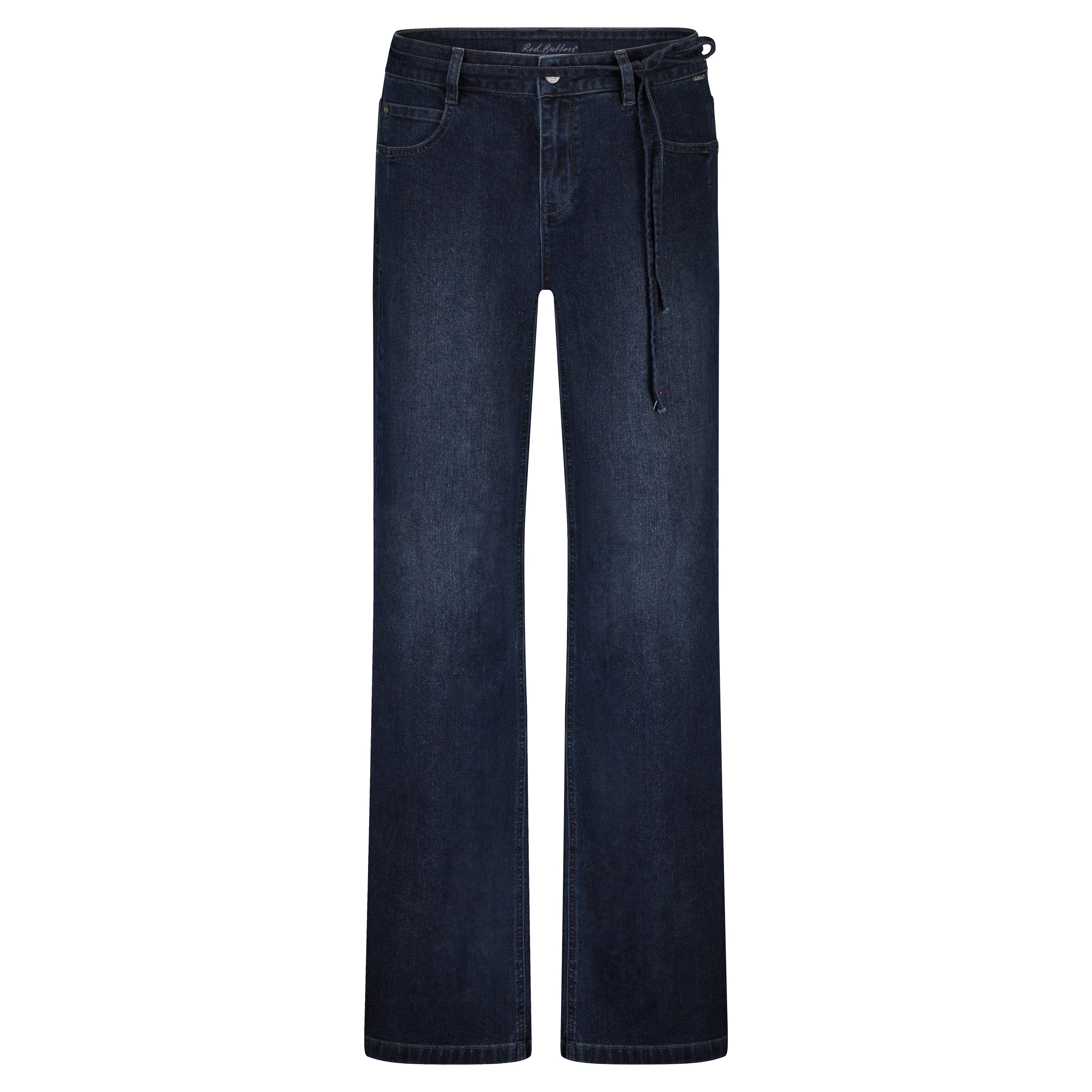 COLETTE DENIM Red Button