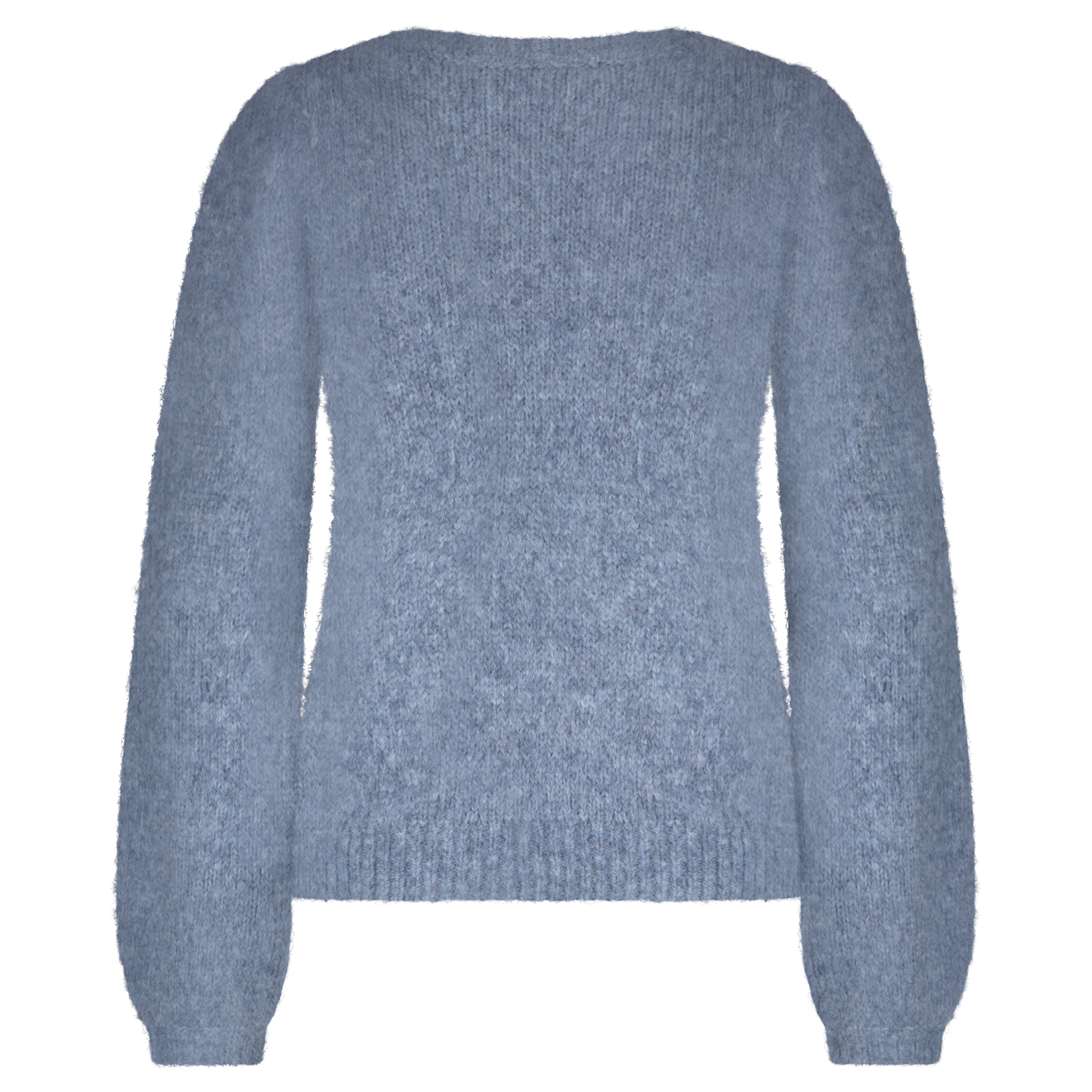 SWEATER RB LOGO Red Button Mid Blue