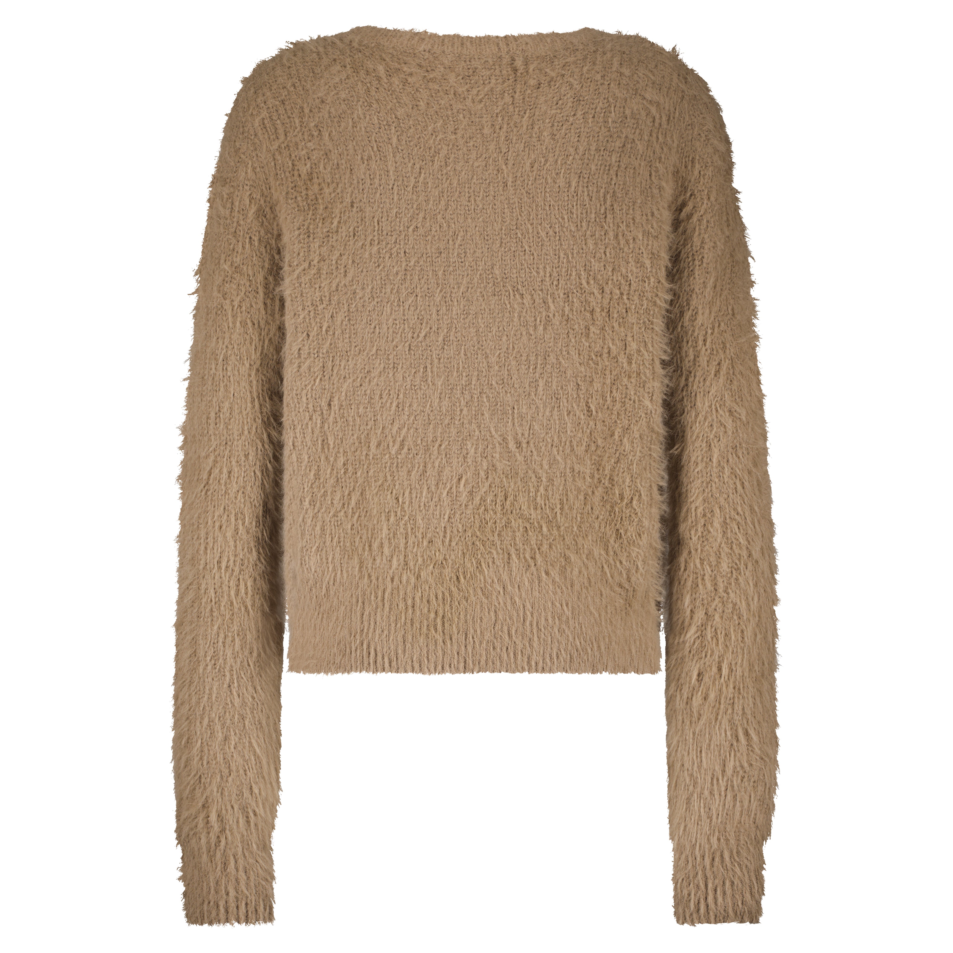 CARDIGAN FUZZY ALMOND Red Button Almond