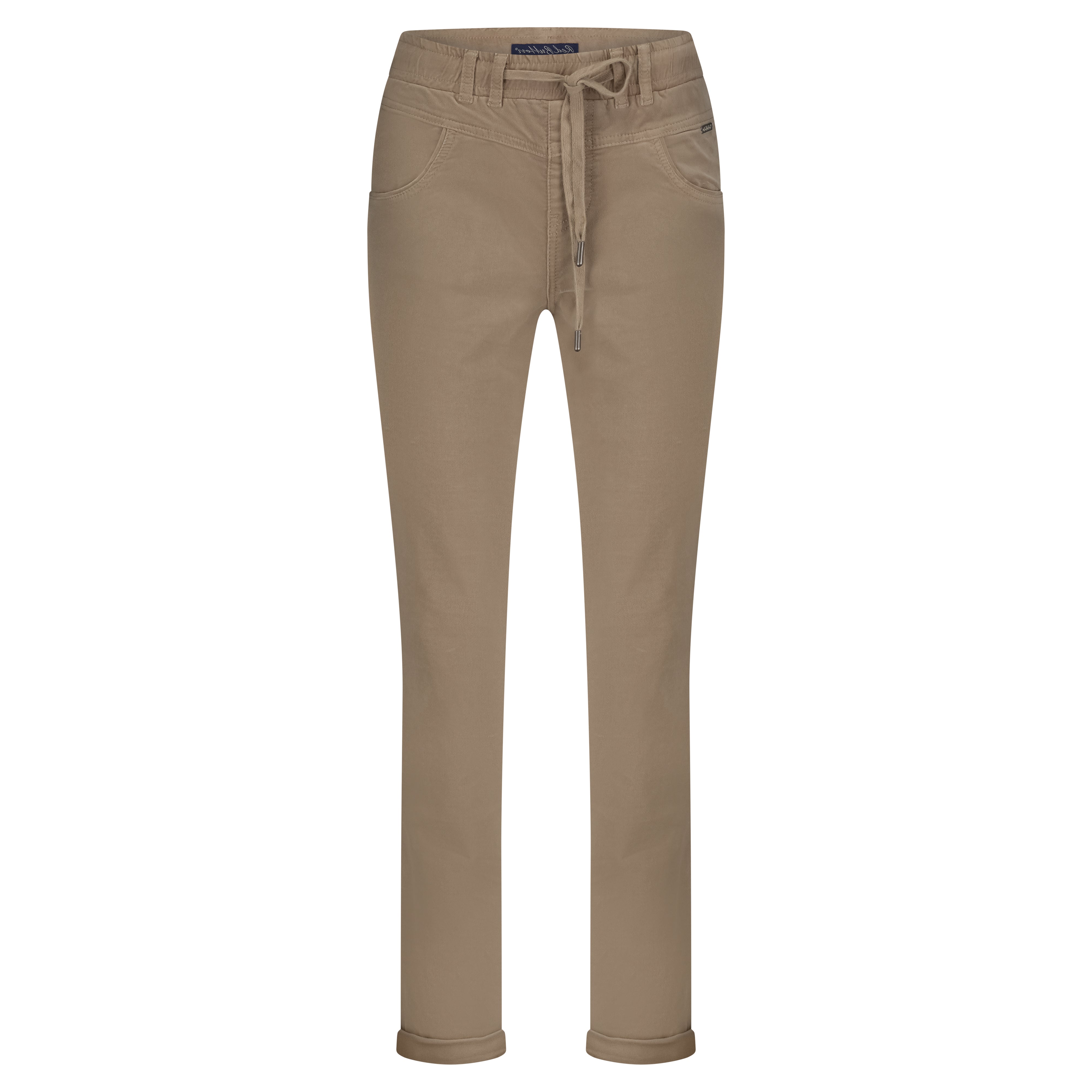 Red Button Broek Tessy Velvet Latte